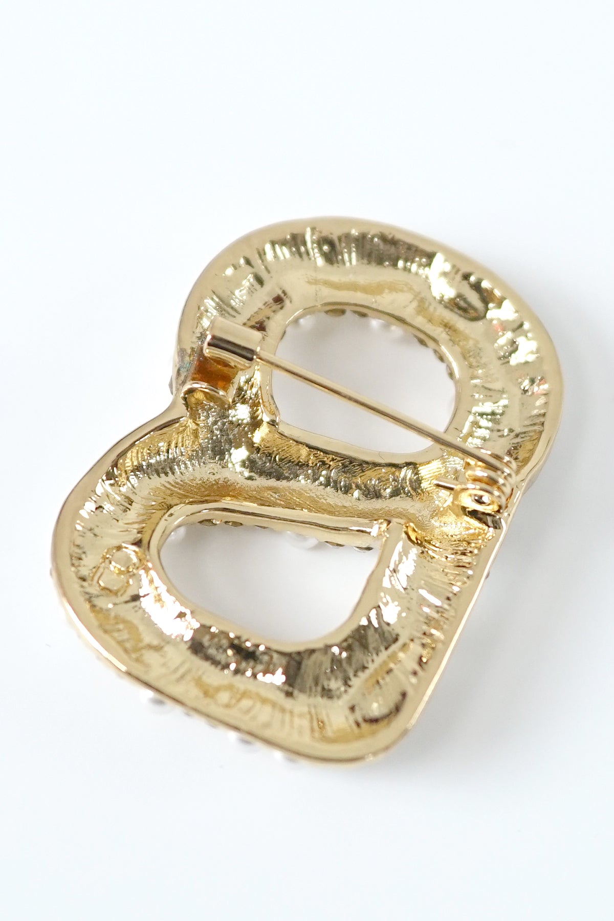 Luxe Signature Perla Brooch - Gold