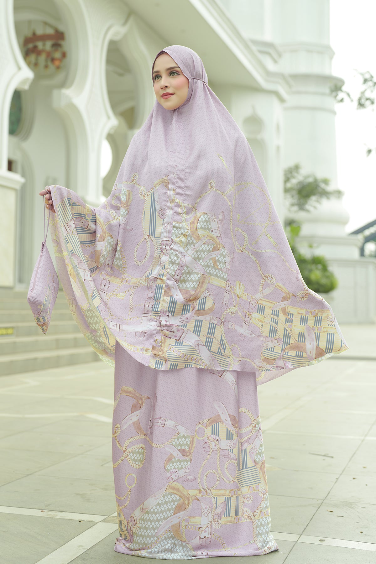 Chain 2 La Bella Prayer Robe - Muted Pink