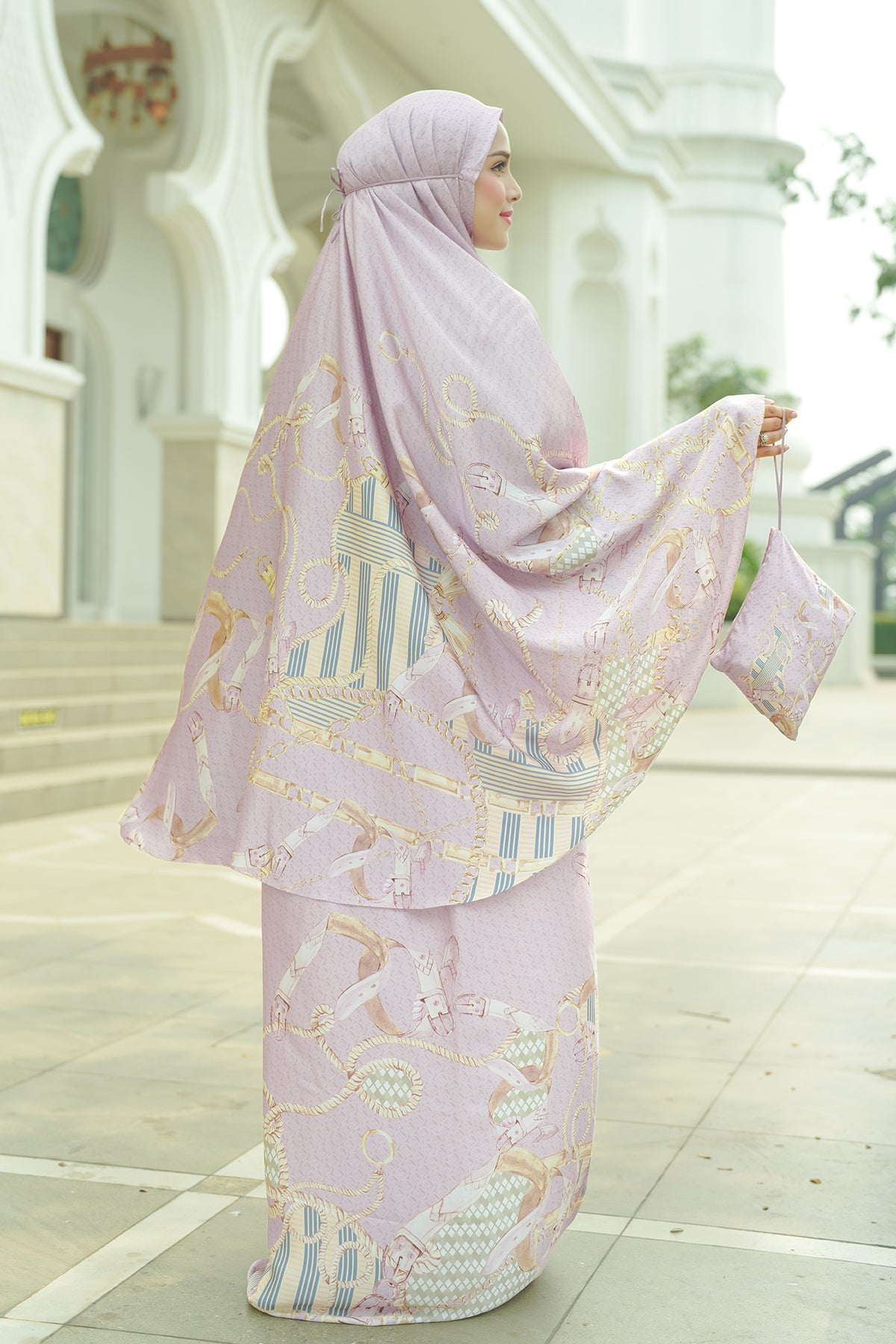 Chain 2 La Bella Prayer Robe - Muted Pink