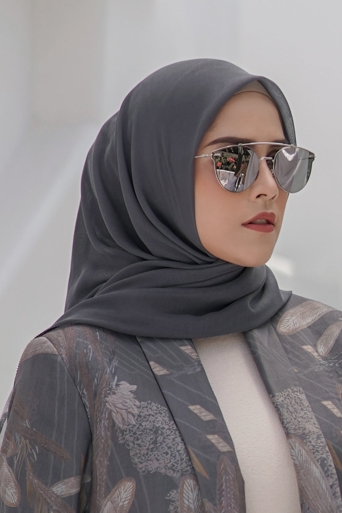 Günlük Atkı - Koyu Gri