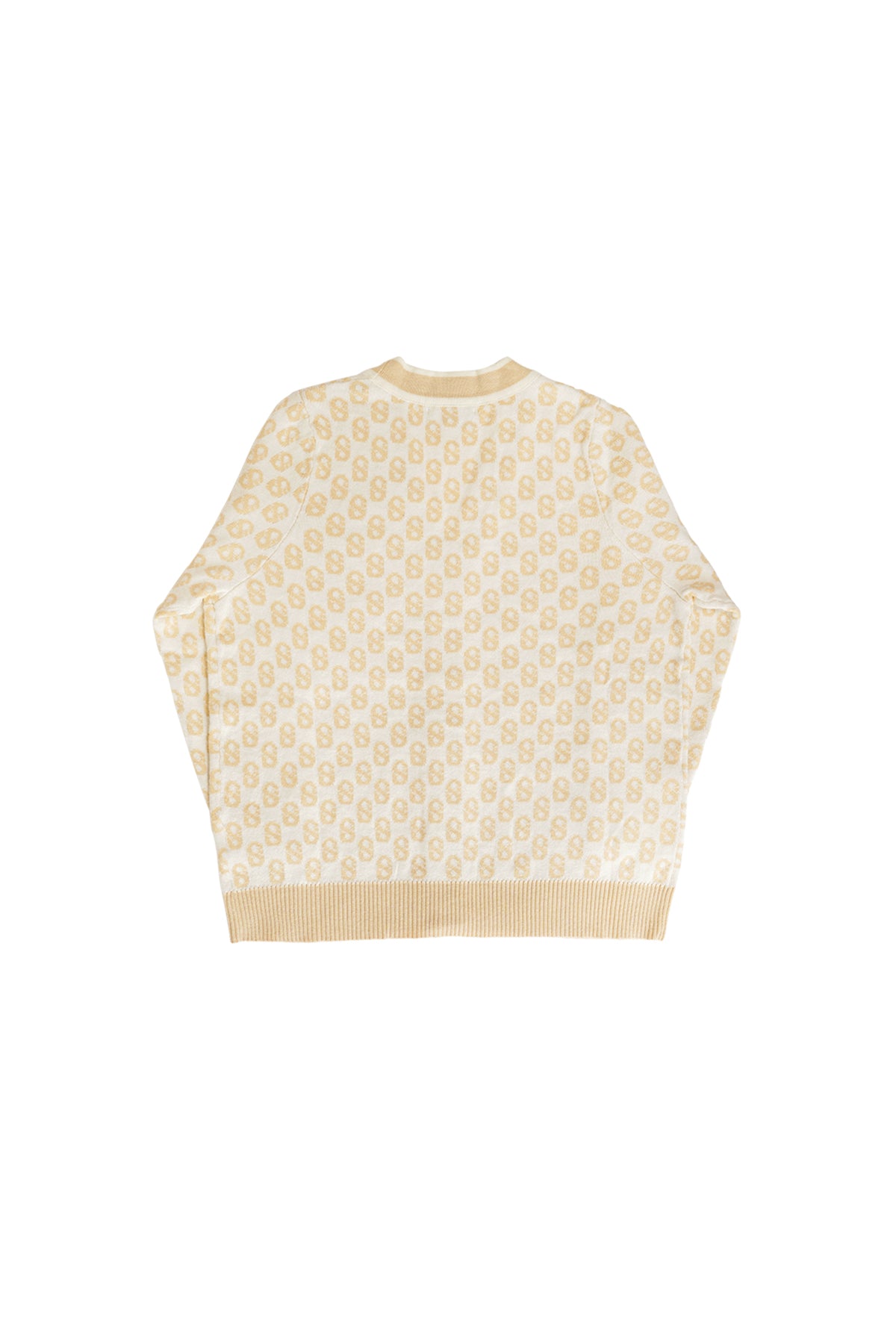 Everyday Kids Monogram Cardigan - Bisque