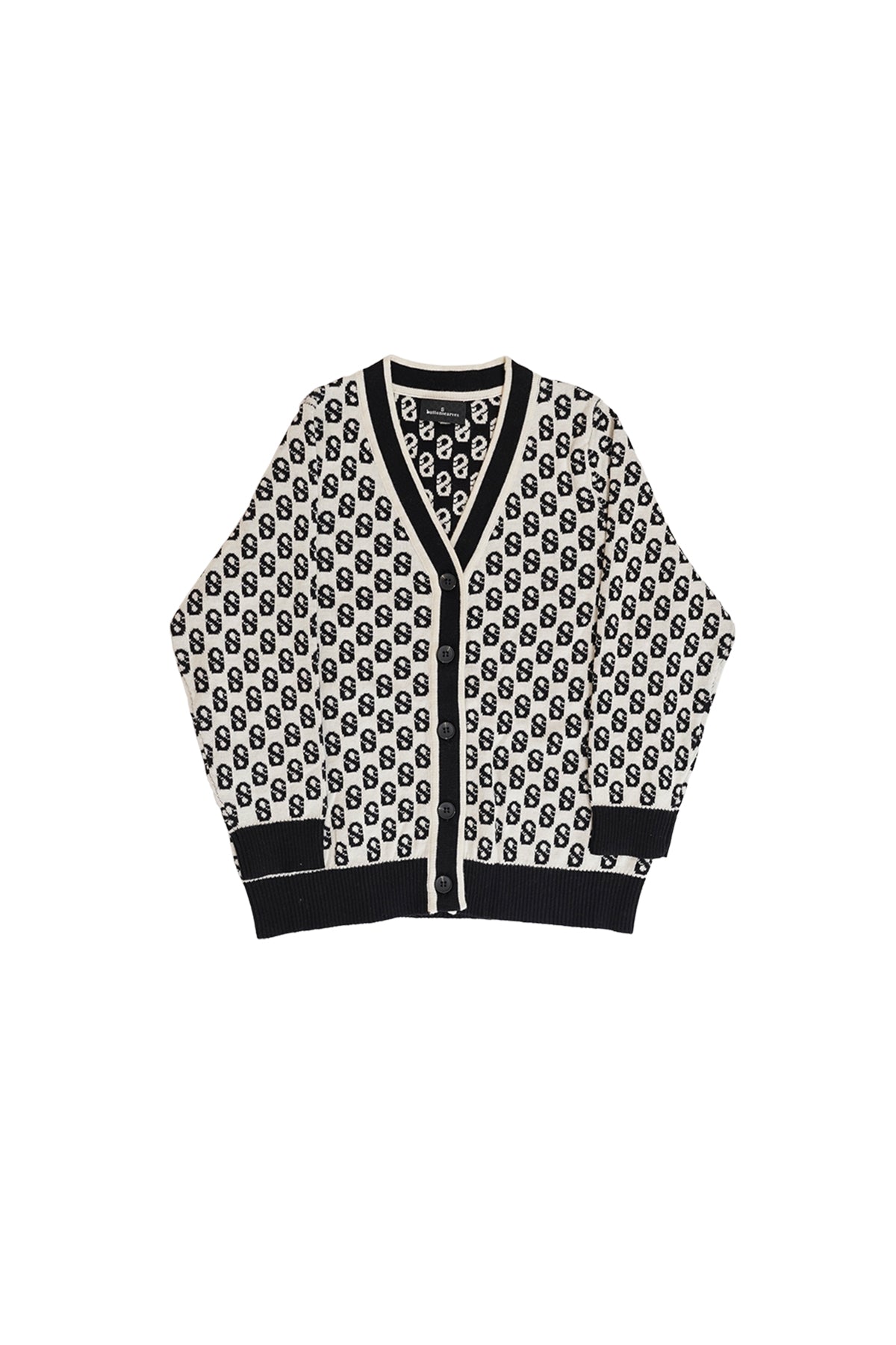 Everyday Kids Monogram Cardigan - Cannoli Cream