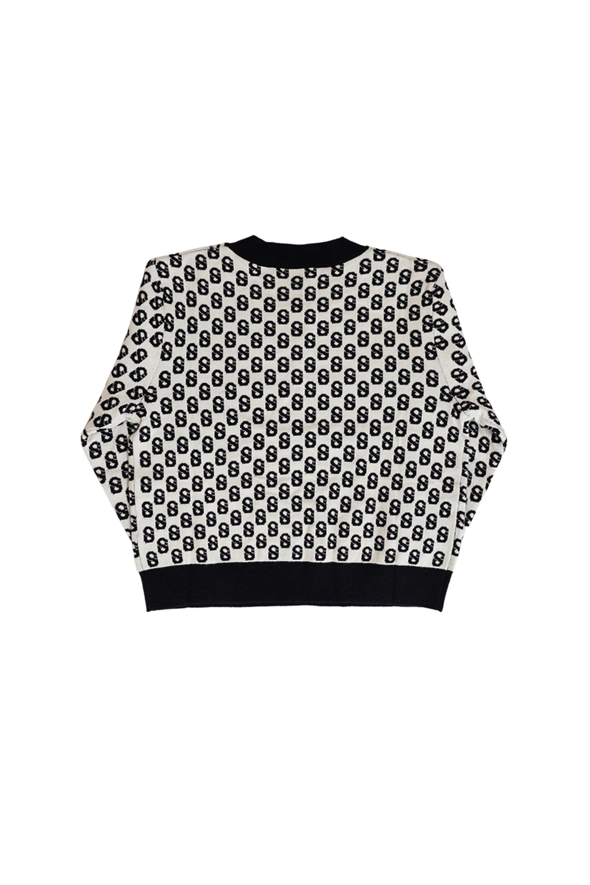 Kids Signature Monogram Sweater - Black Pearl