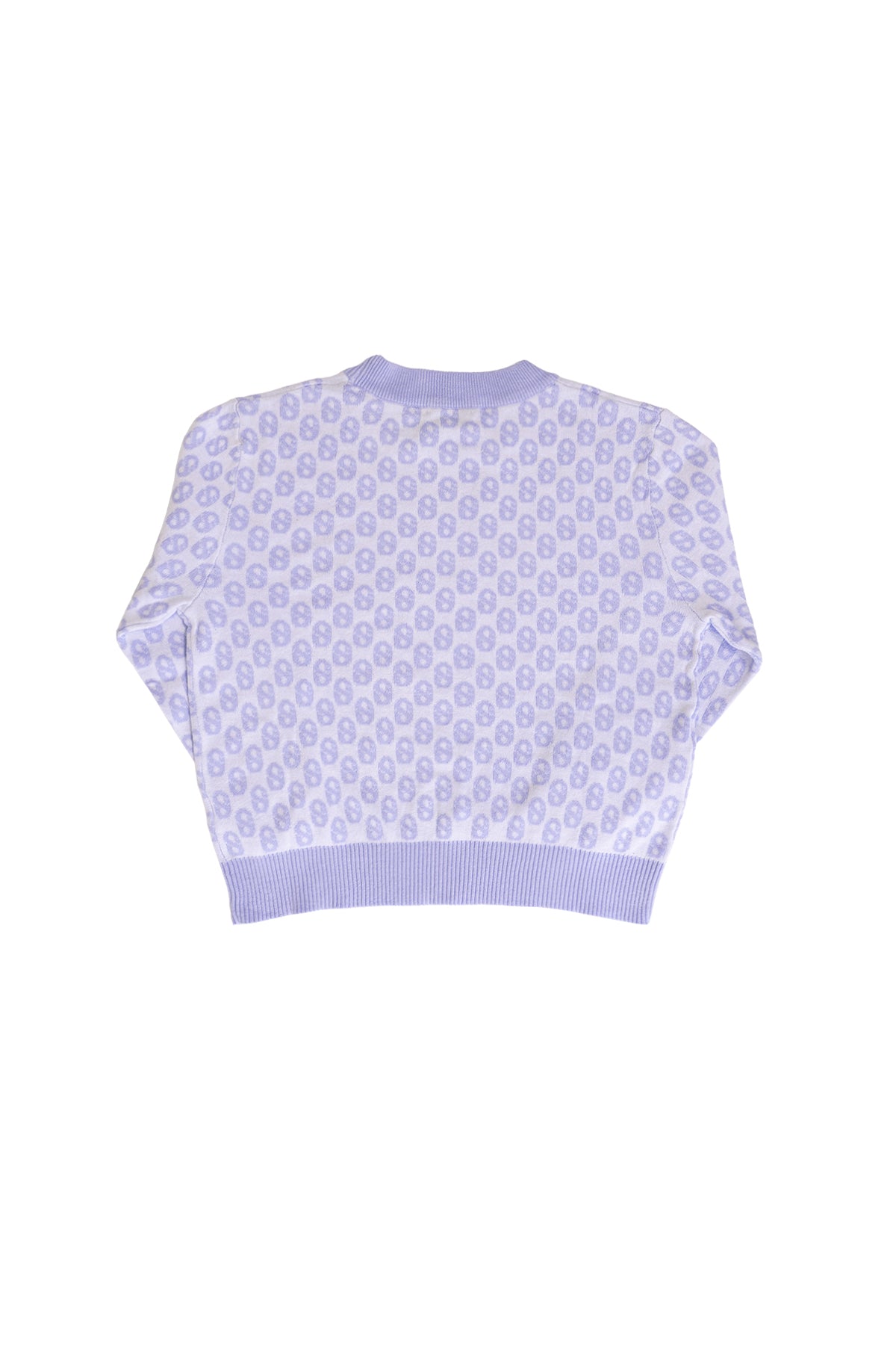 Everyday Kids Monogram Sweater - Purple Heart