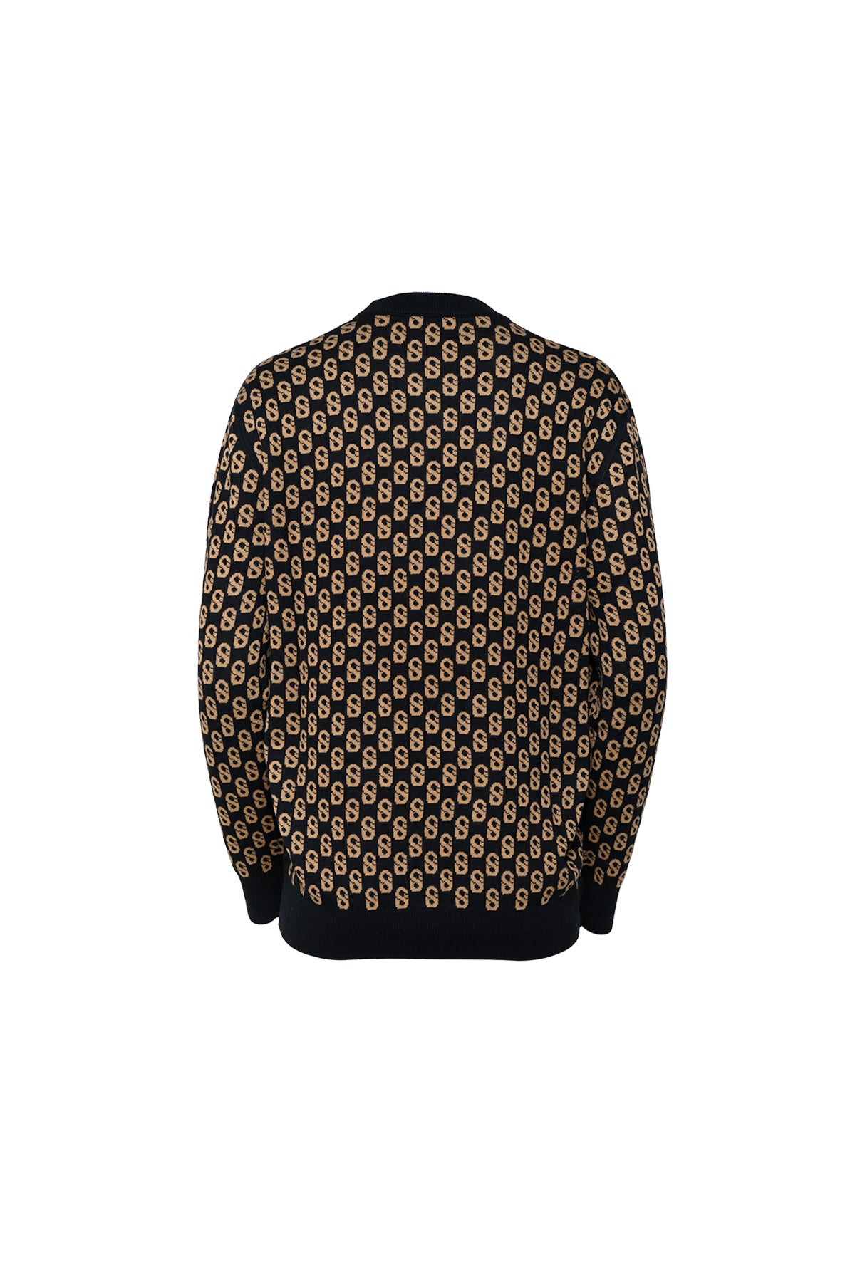 Günlük Monogram Kazak - Karamel