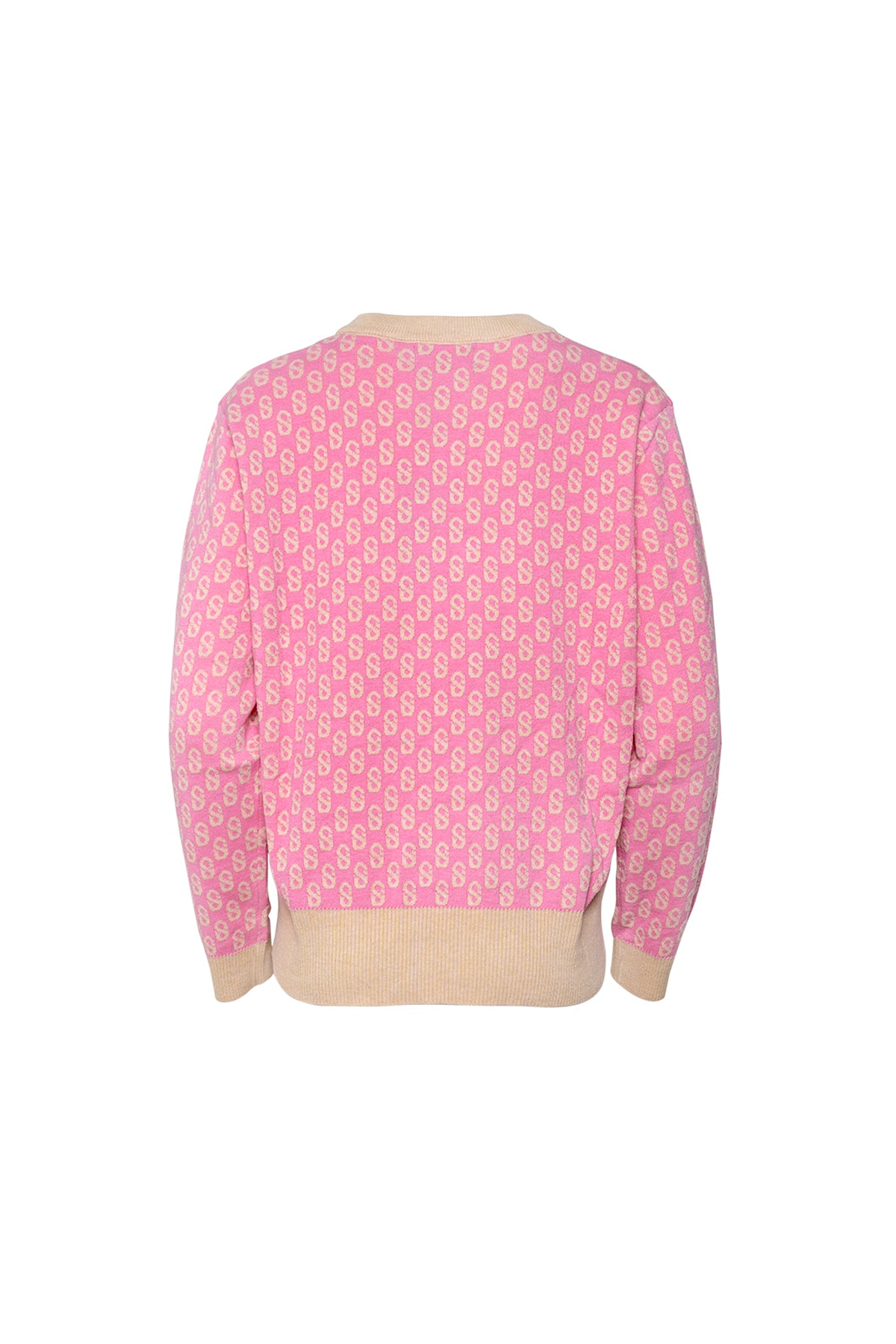 Everyday Monogram Sweater - Flamingo