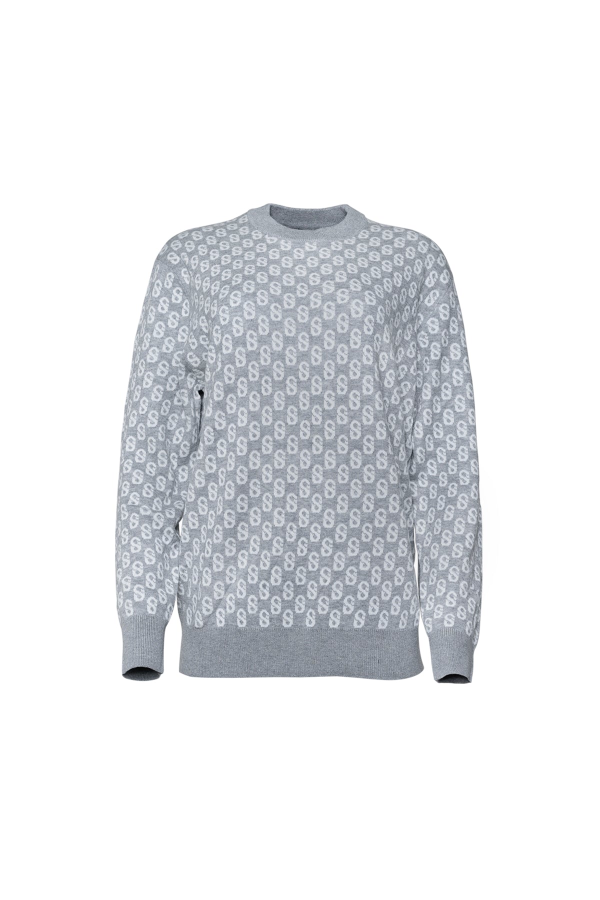 Günlük Monogram Kazak - Glacier Grey