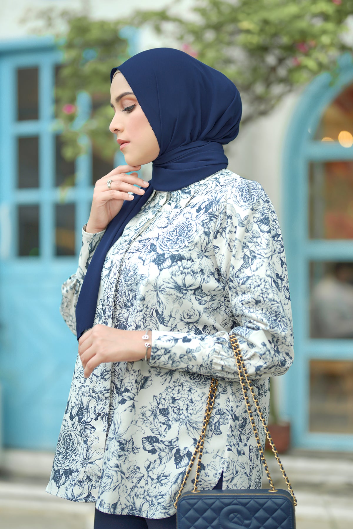 Günlük Şal - Lacivert