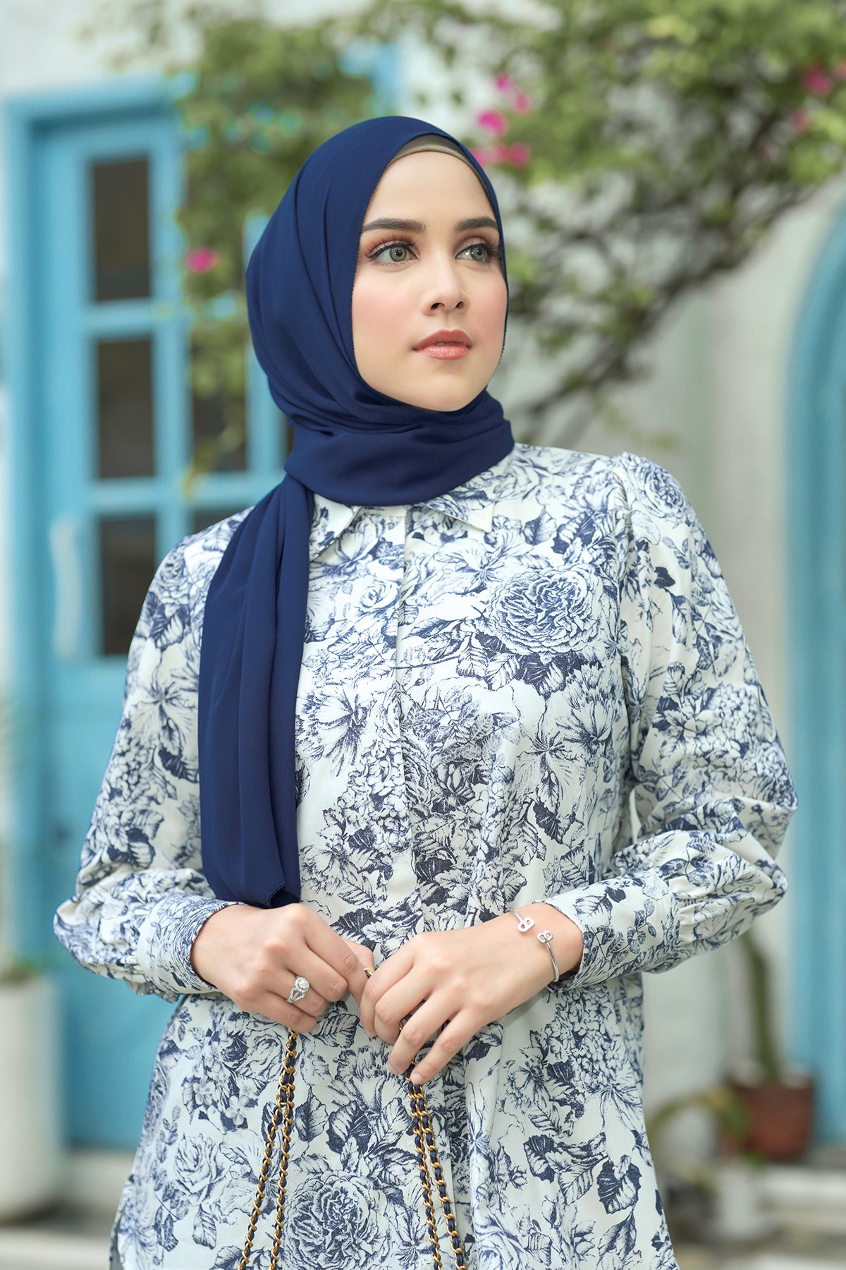 Günlük Şal - Lacivert