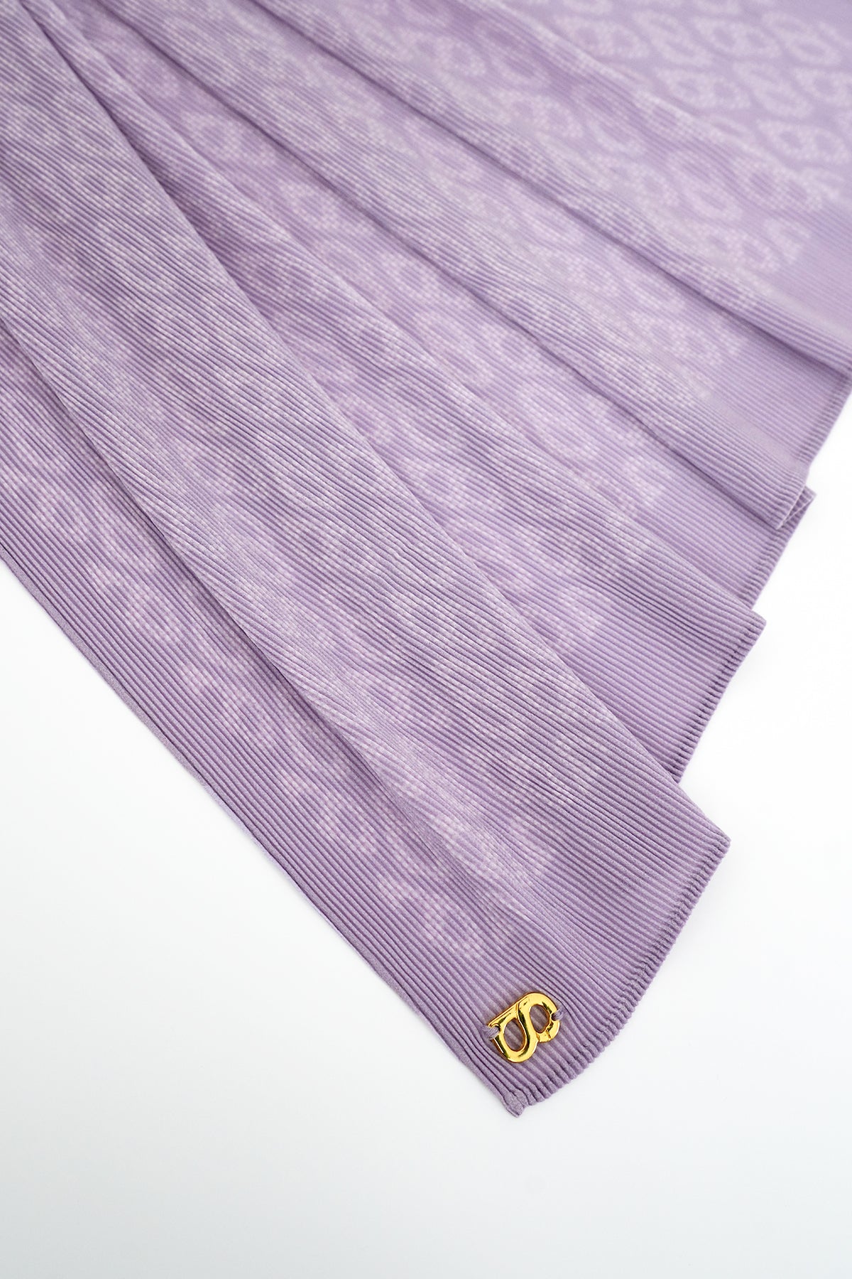 Tapis Pleated Shawl - Lavender