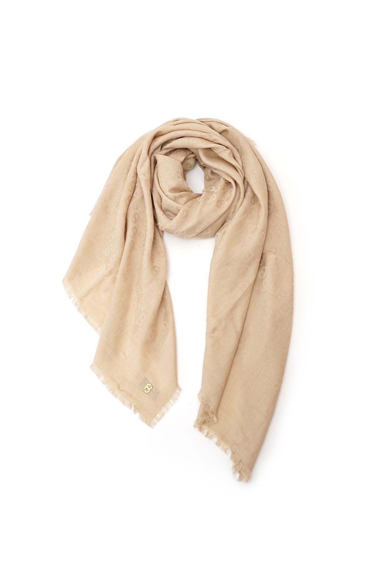 Lavish Monogram Wool - Beige