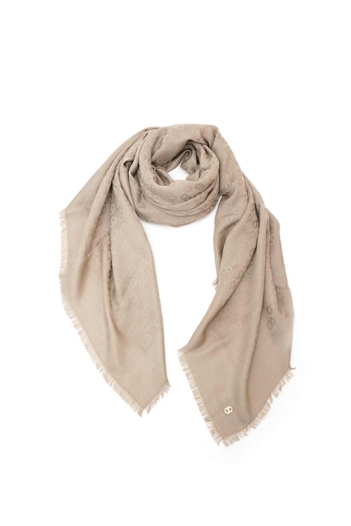 Lavish Monogram Wool - Taupe
