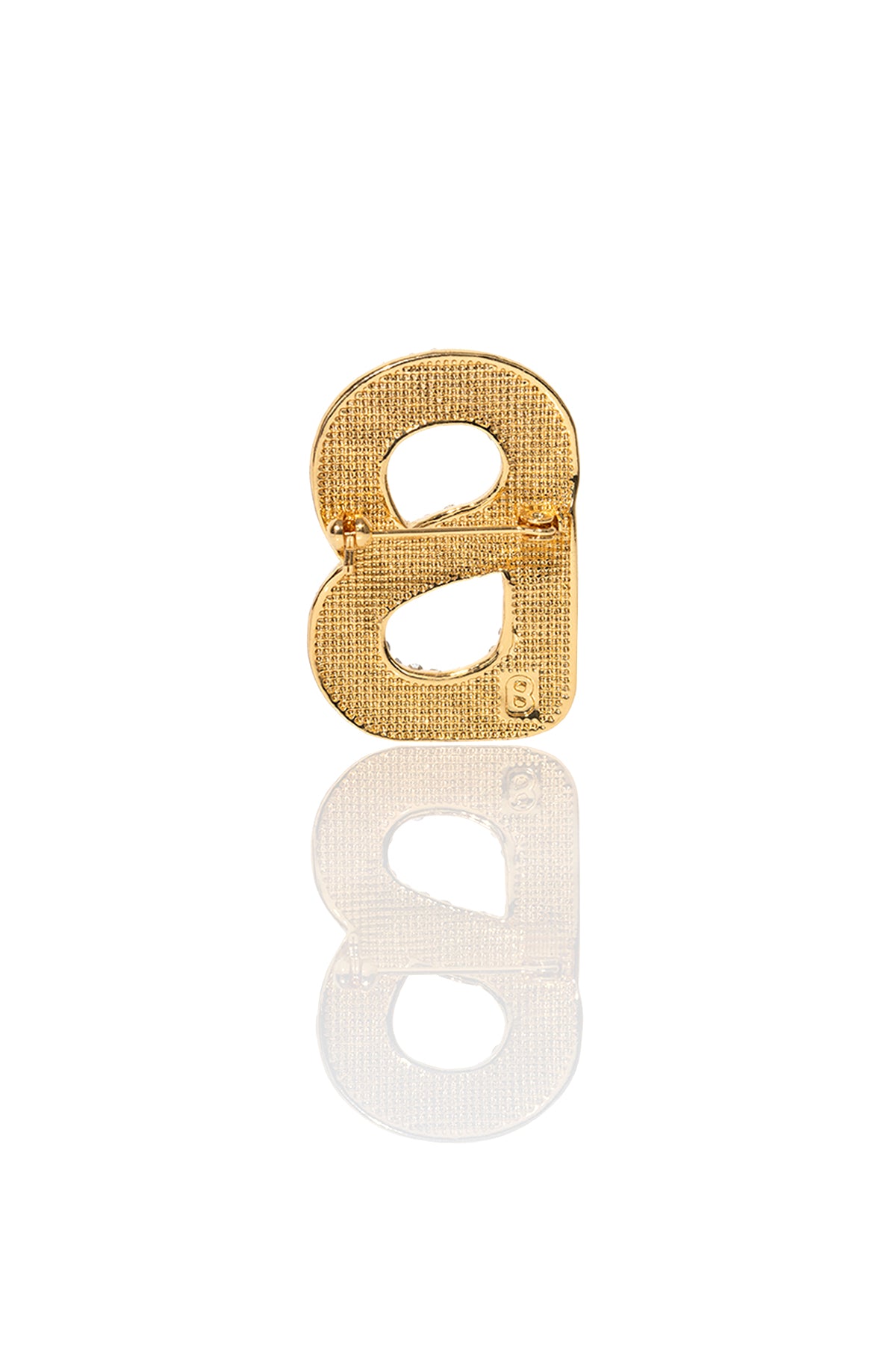 Luxe Signature Multi Crystal Brooch - Gold Iridescent