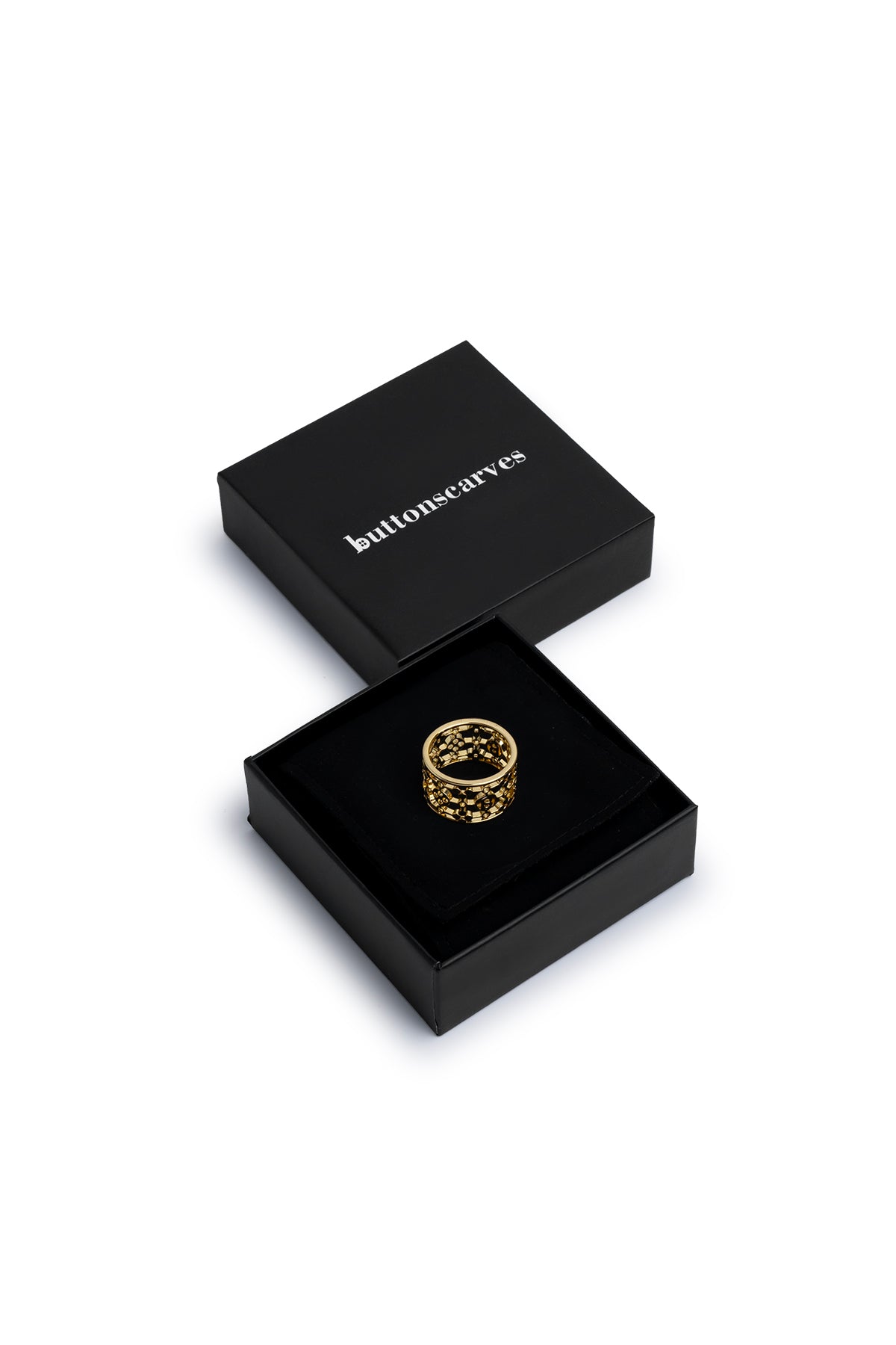 Mona Ring Brooch Gold