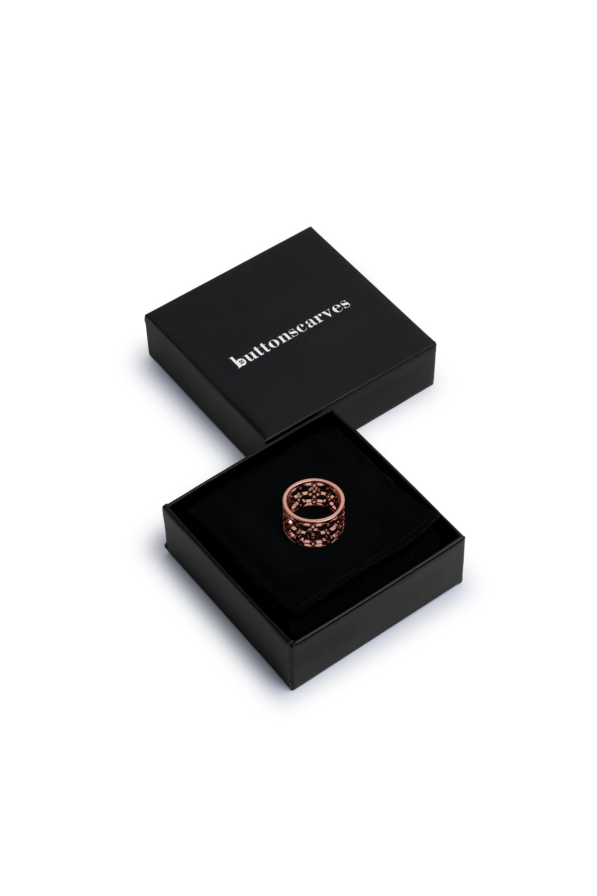 Mona Ring Brooch Rose Gold