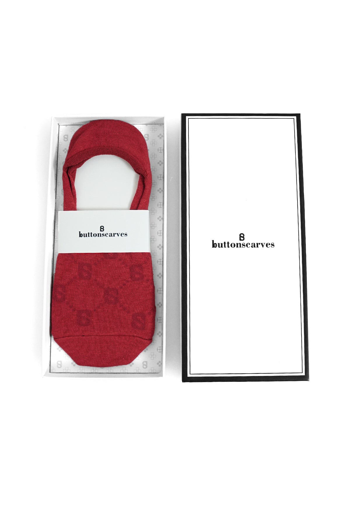 Monogram Çorap Bordo