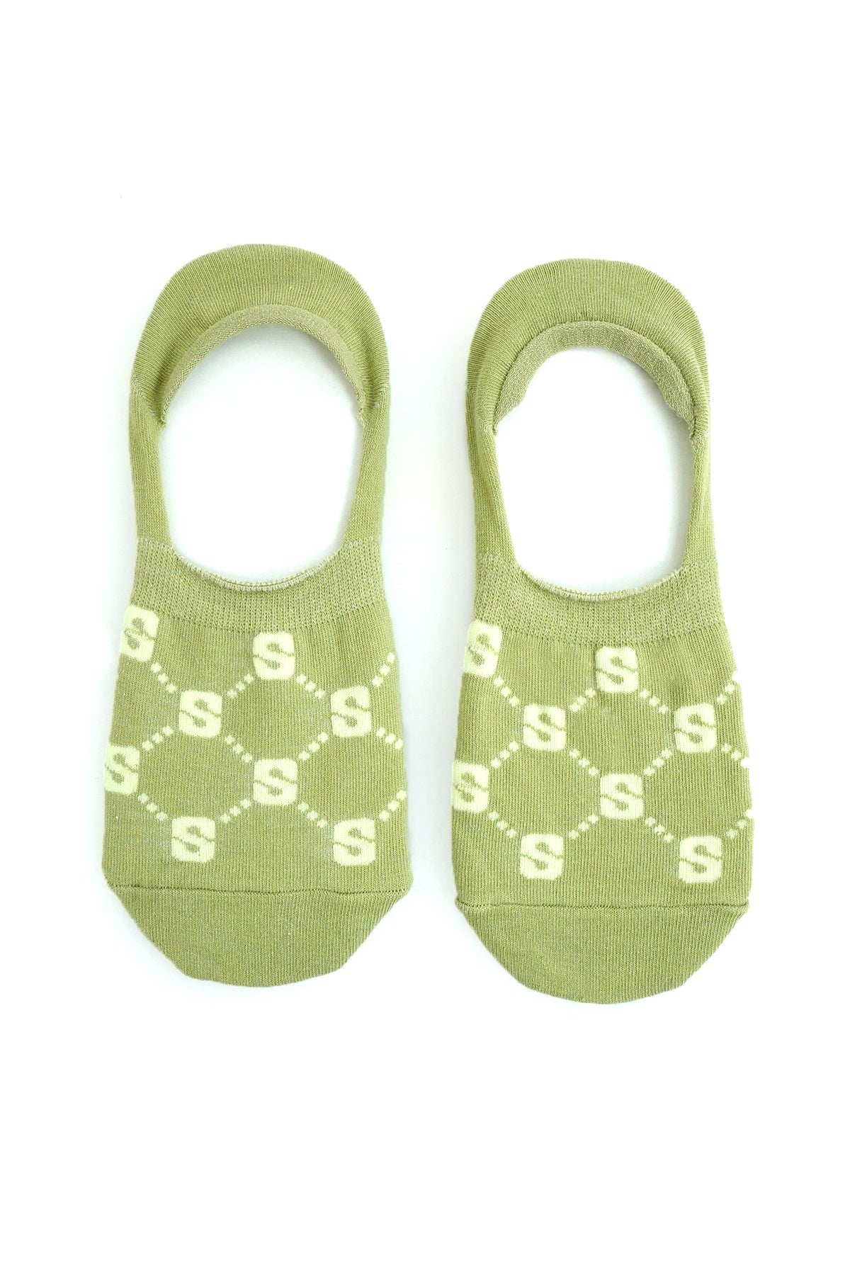 Monogram Çorap Yeşil