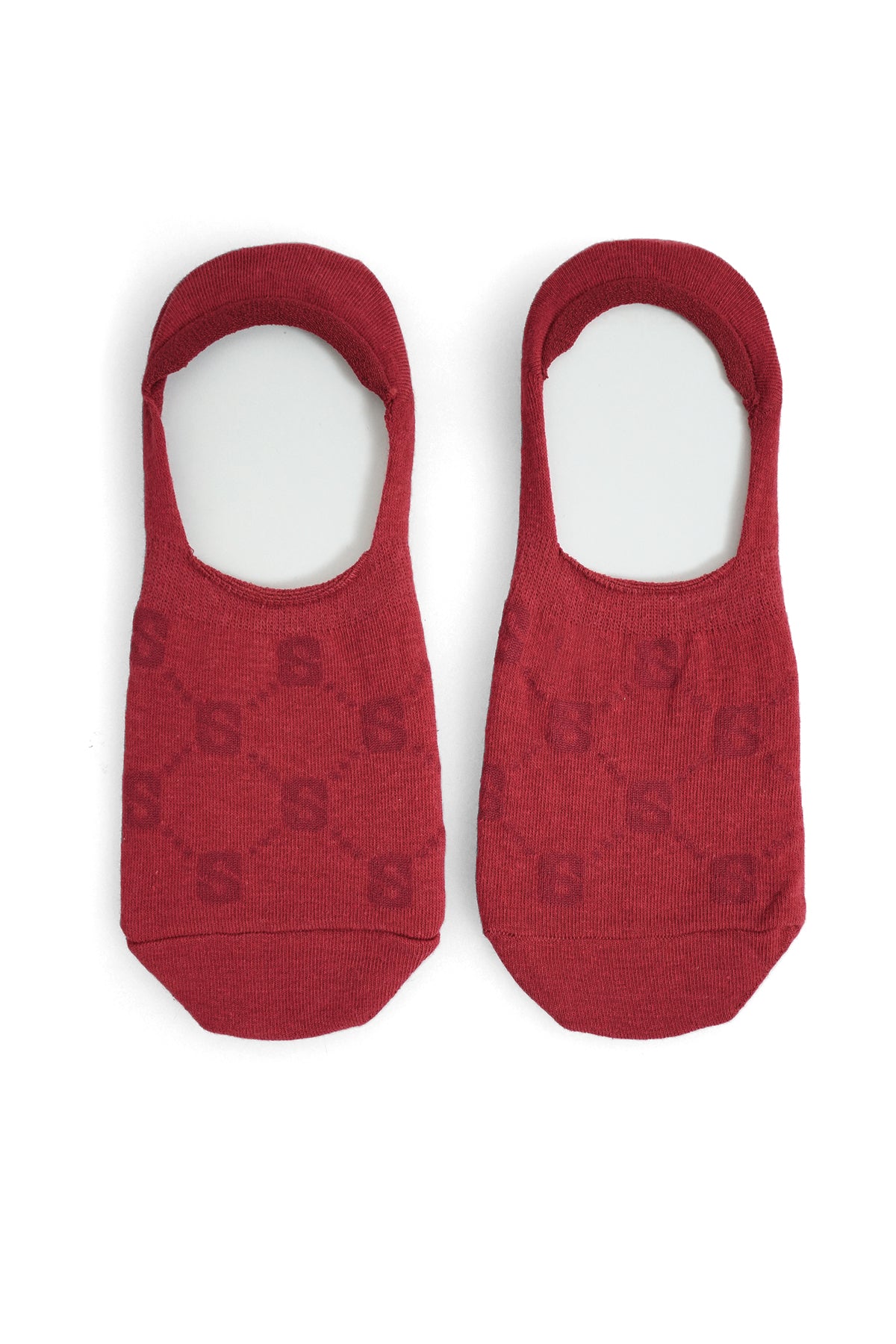 Monogram Çorap Bordo