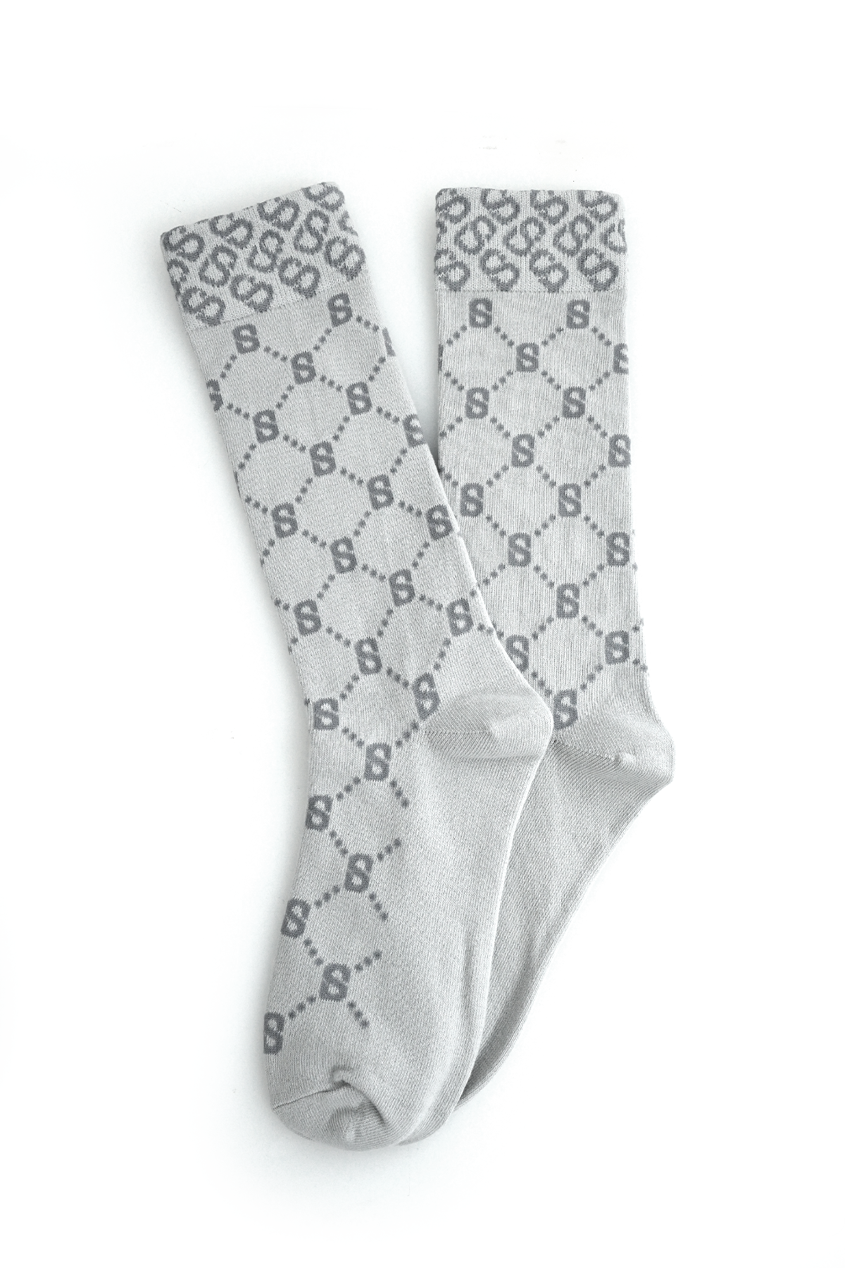 Monogram Socks Grey