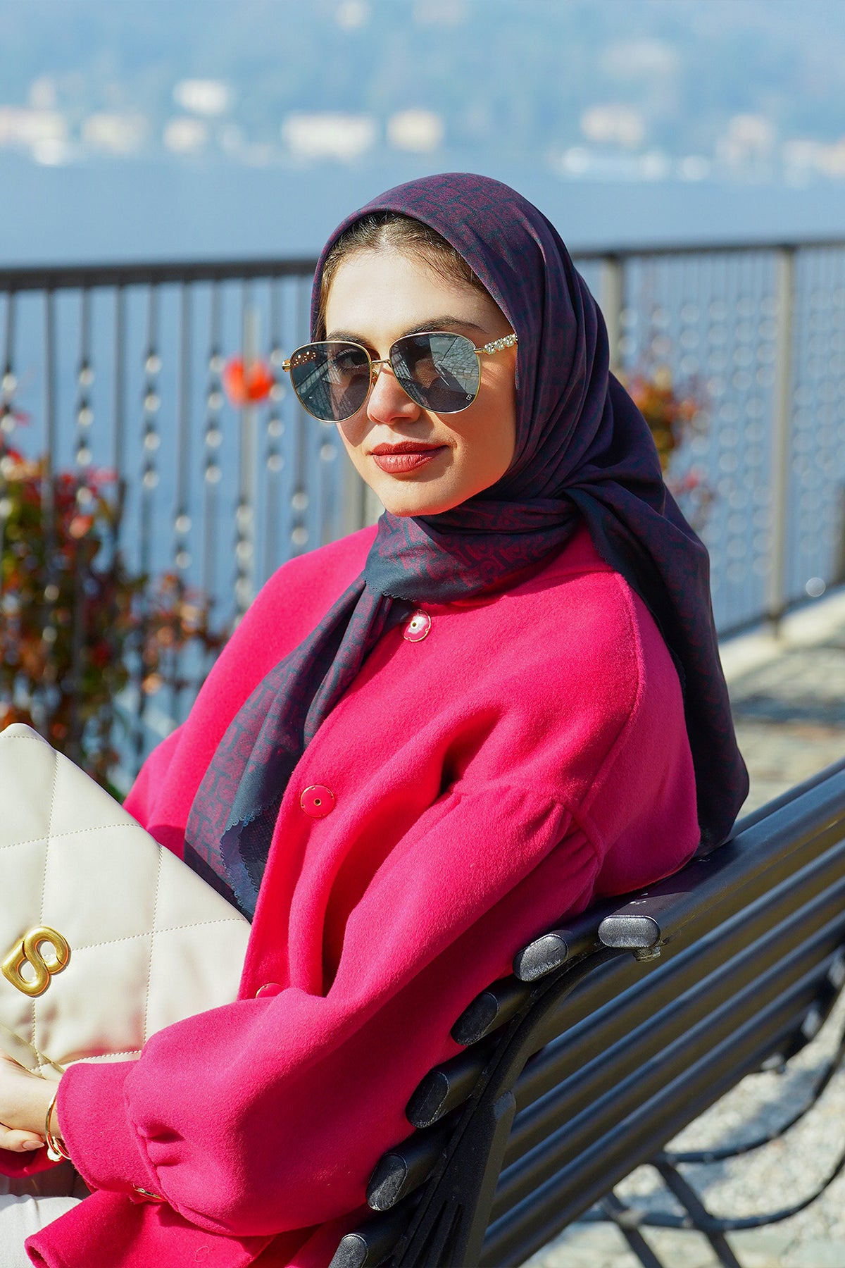 Bimu Voile Square - Nautical