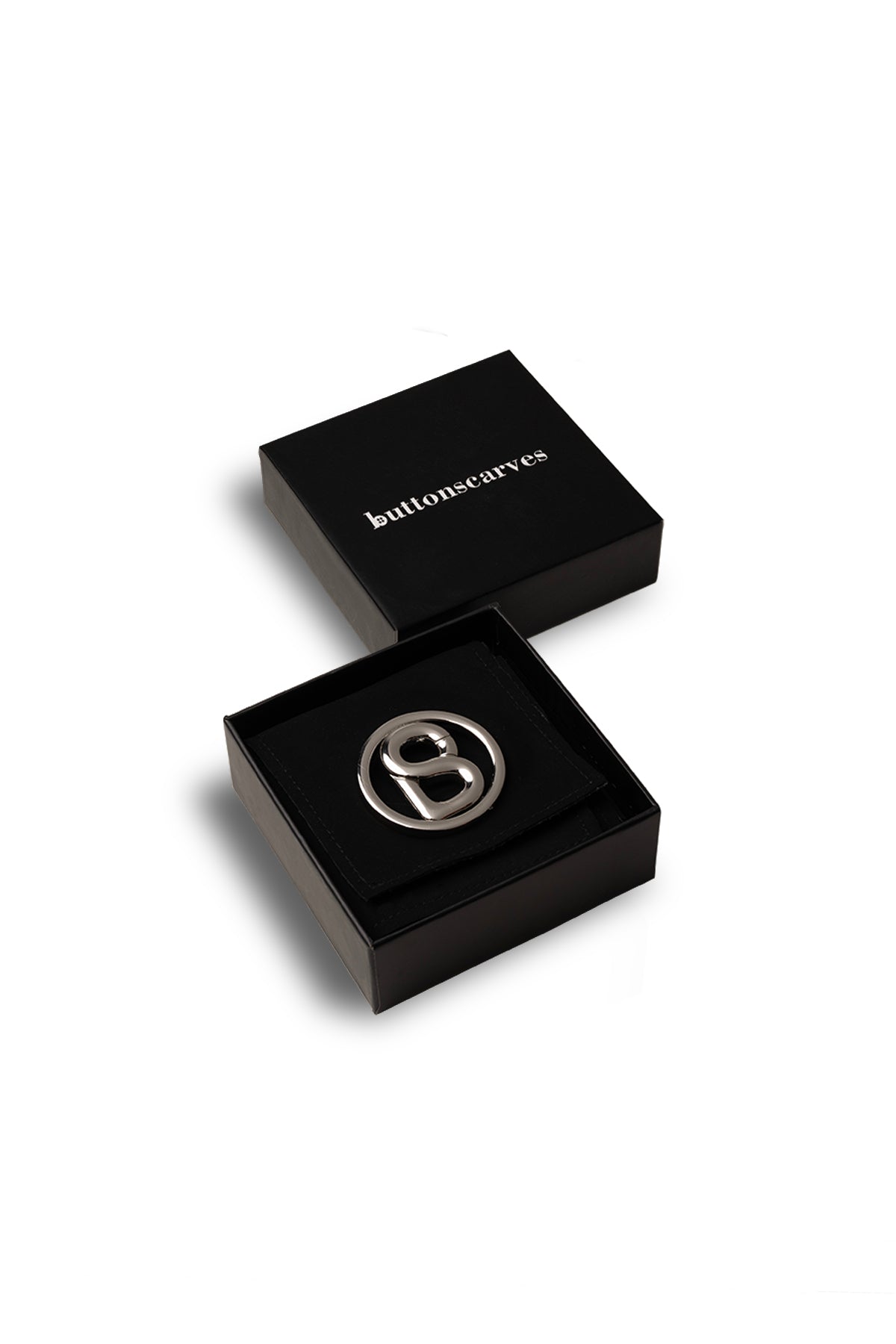 Round Signature Everyday Brooch - Silver