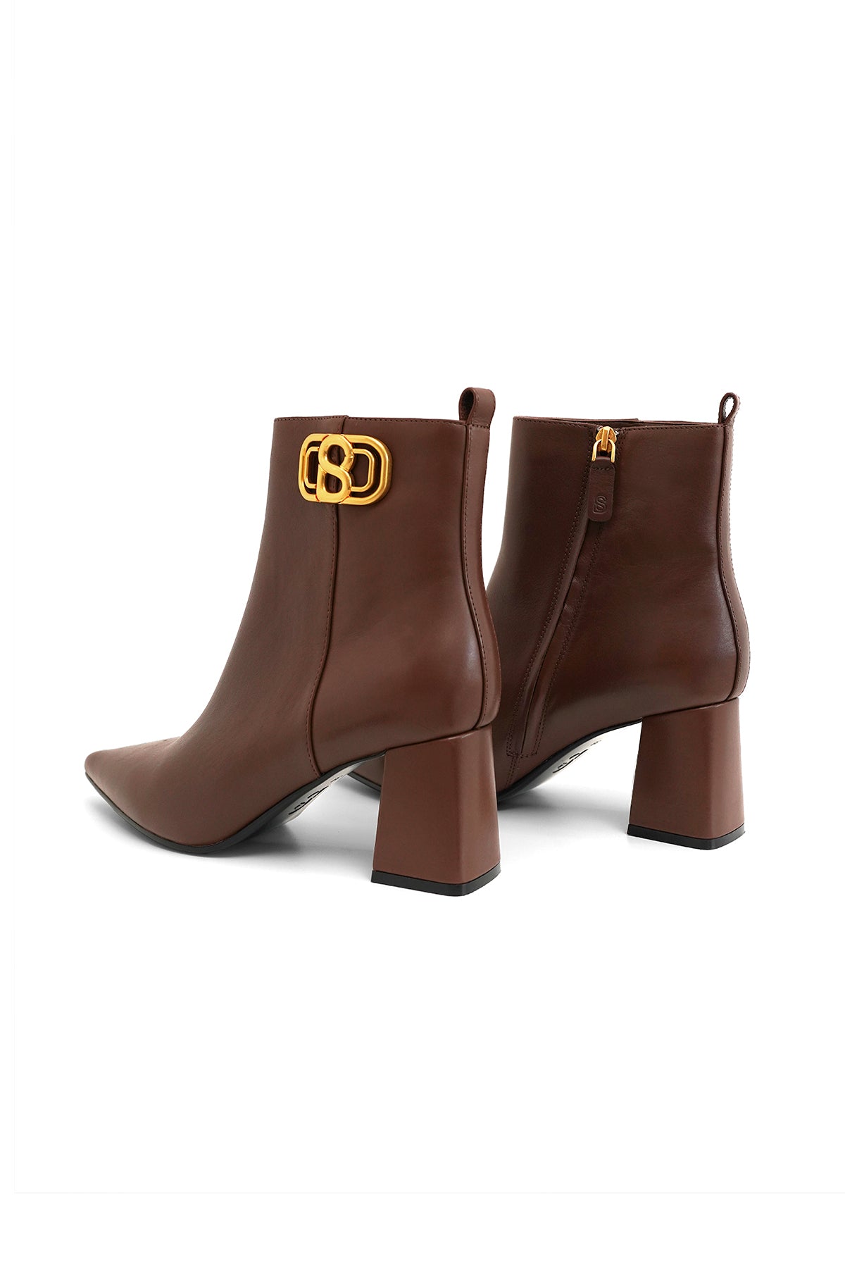 İmzalı Briana Botlar - Koyu Kahverengi