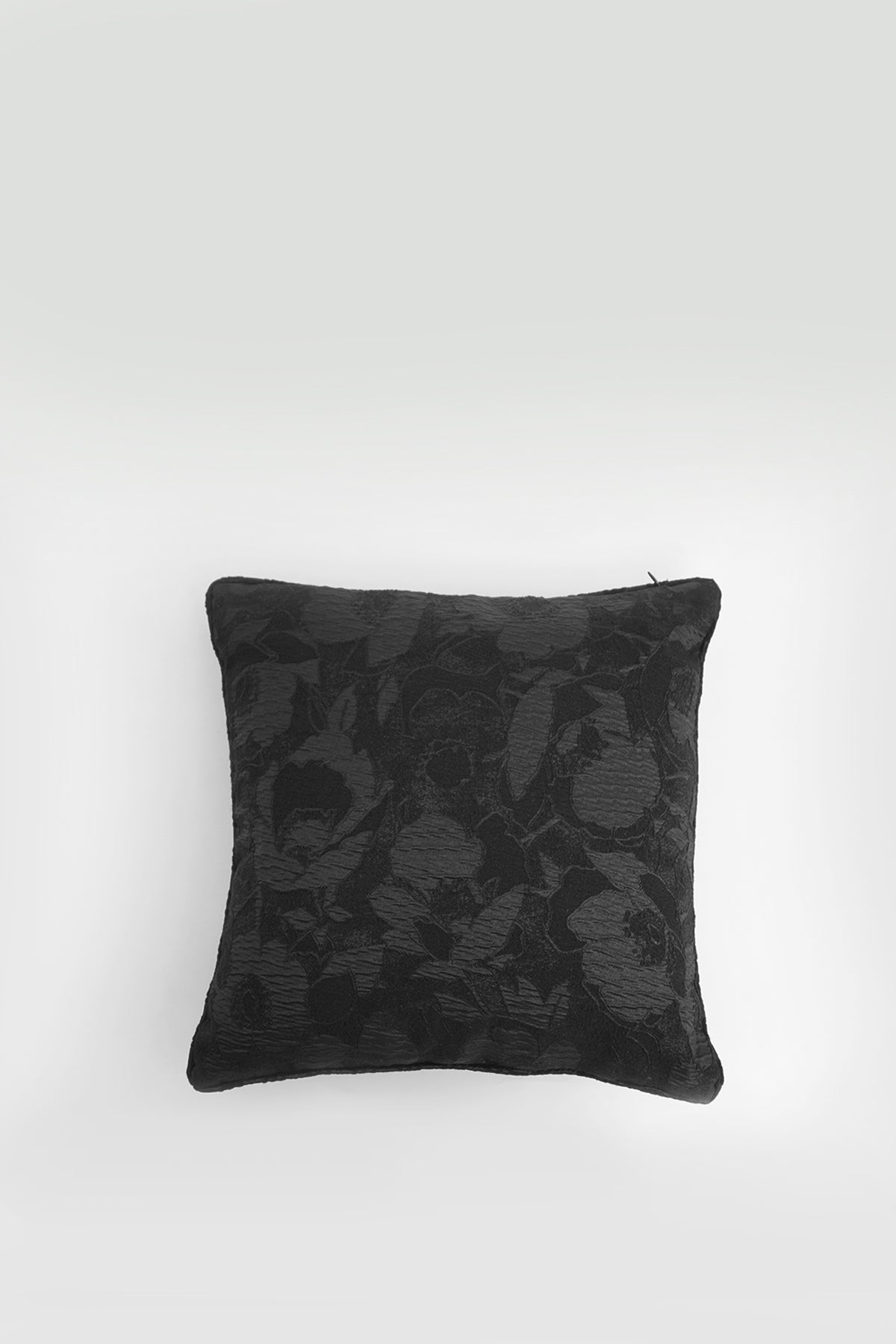 Signature Jacquard Cushion Cover 40cm - Black