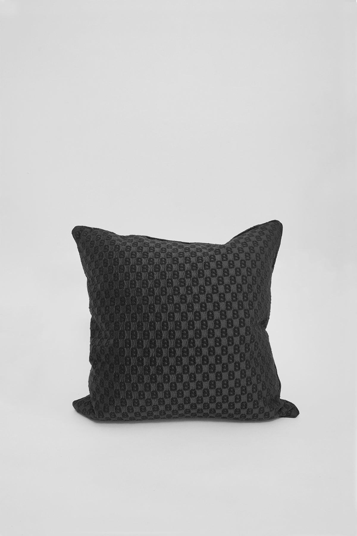 Signature Jacquard Cushion Cover 40cm - Black