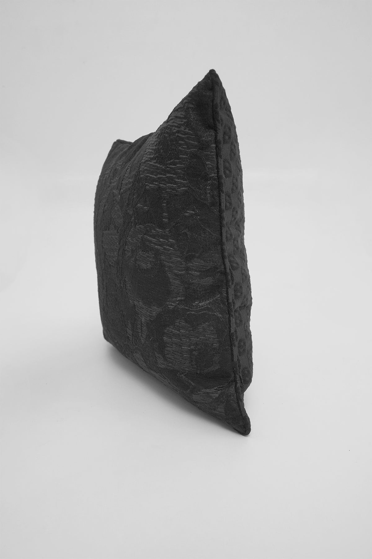 Signature Jacquard Cushion Cover 40cm - Black