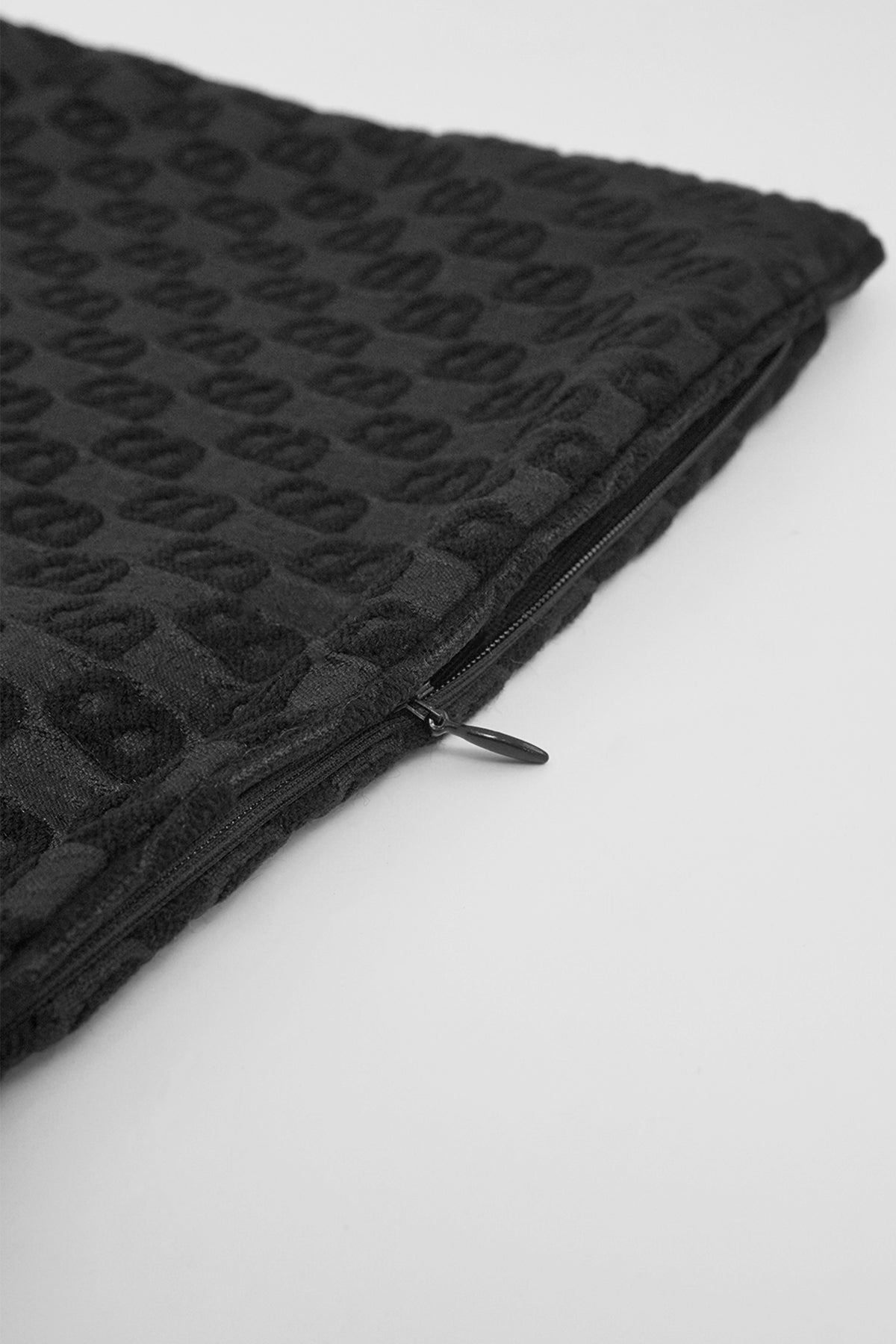 Signature Jacquard Cushion Cover 50cm - Black