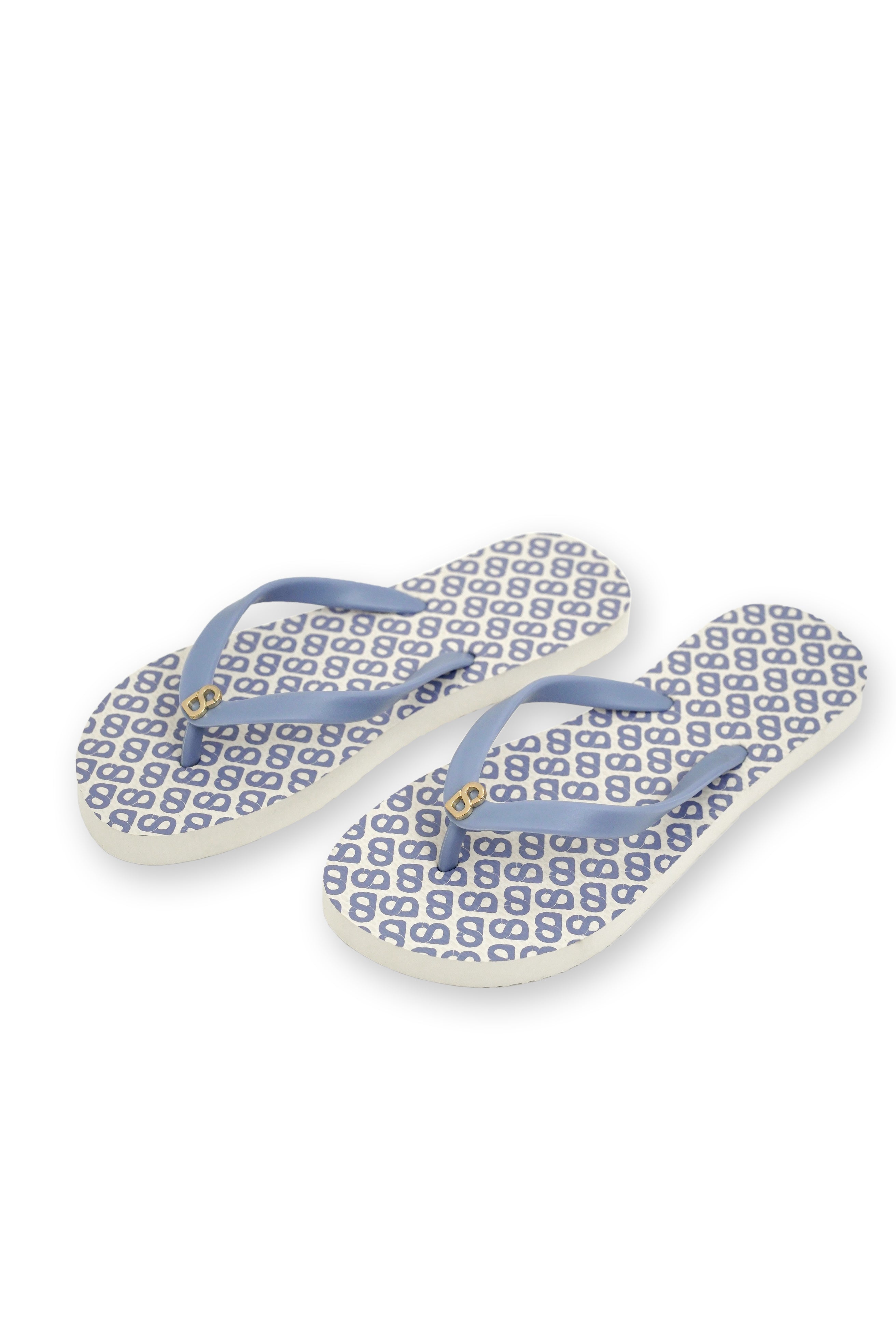 Tapis Flip Flop - White Blue