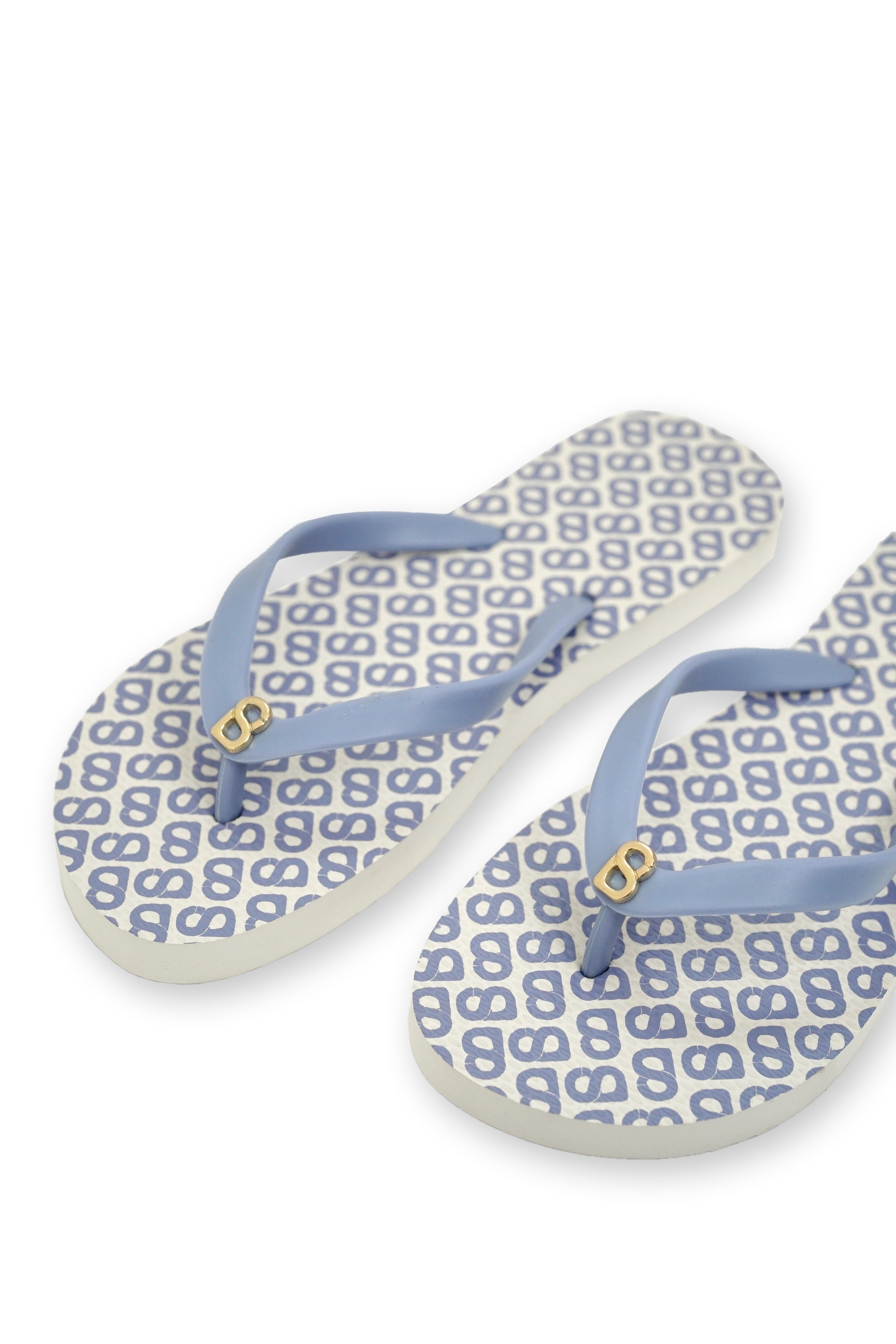 Tapis Flip Flop - White Blue