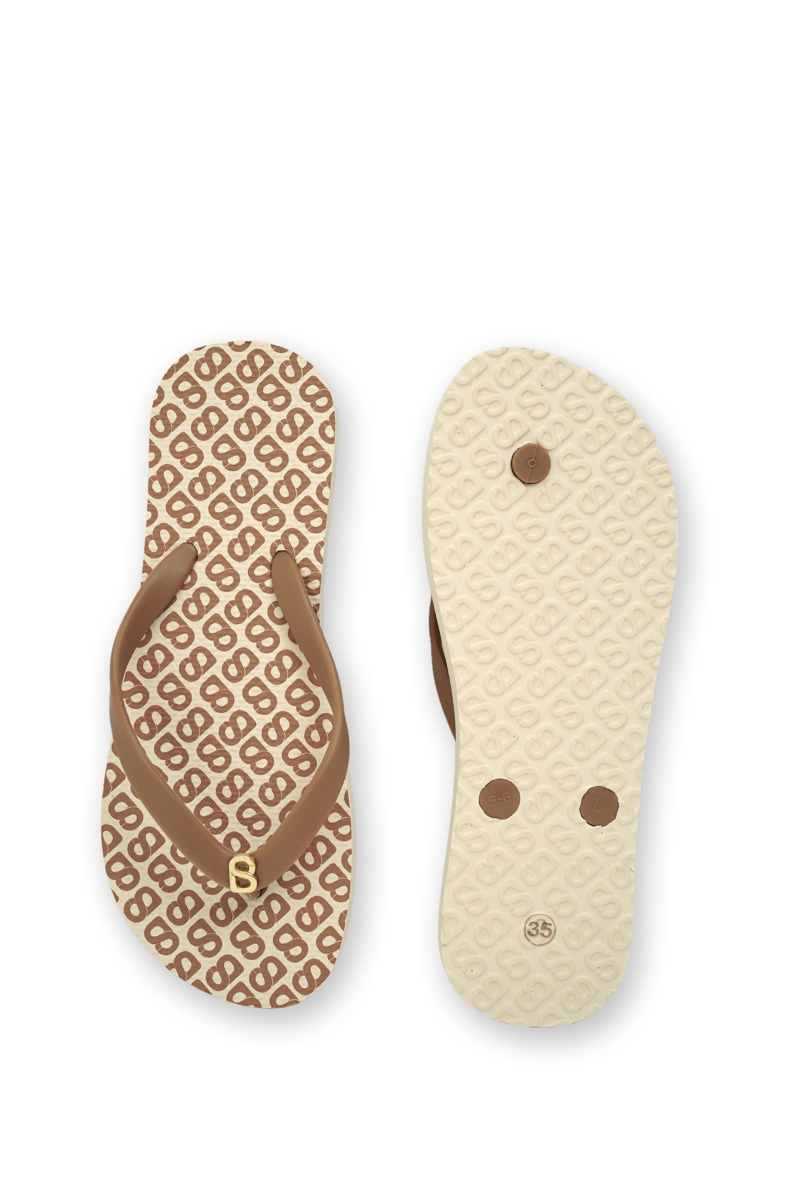 Tapis Flip Flop - White Taupe