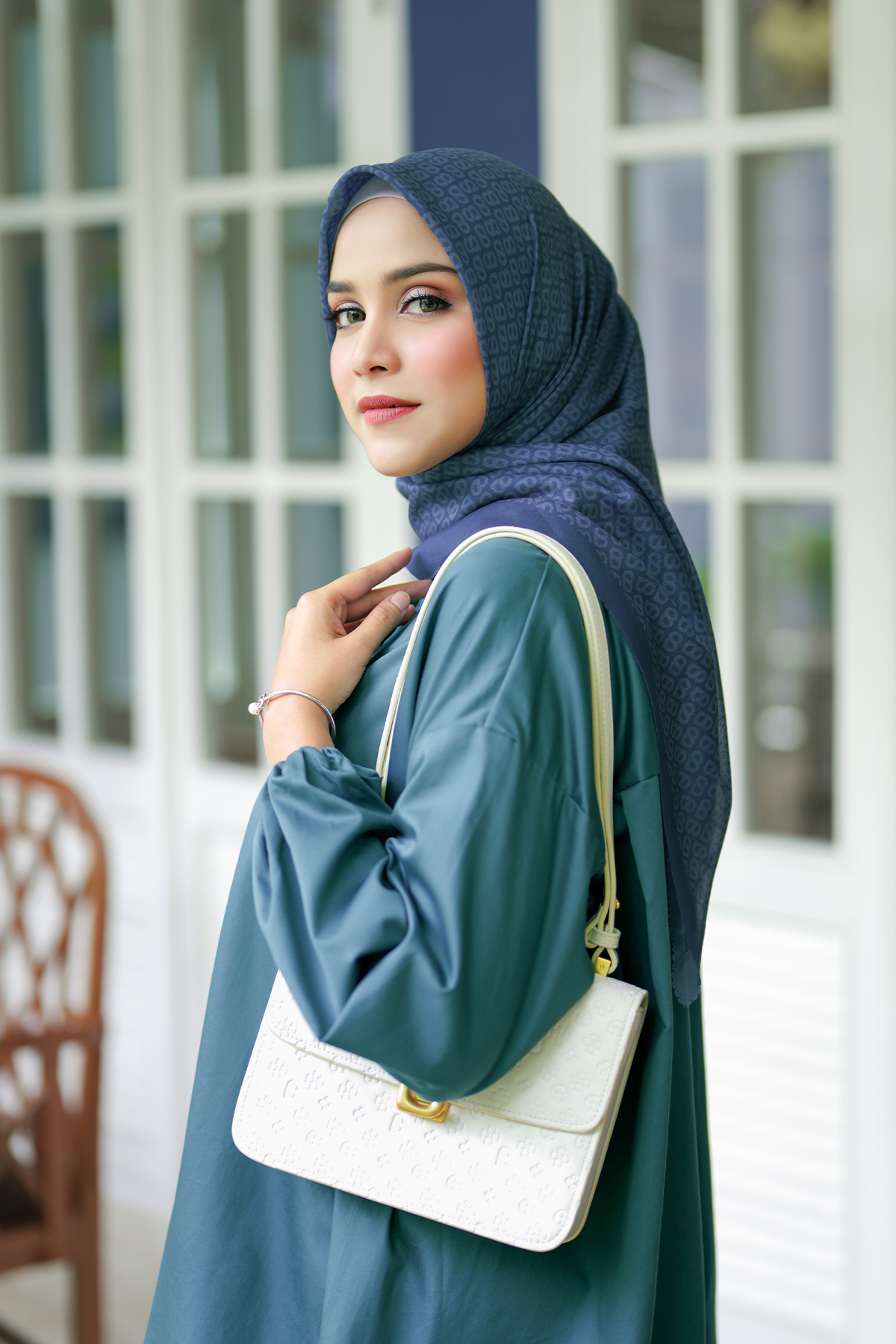 The Tapis Square - Teal