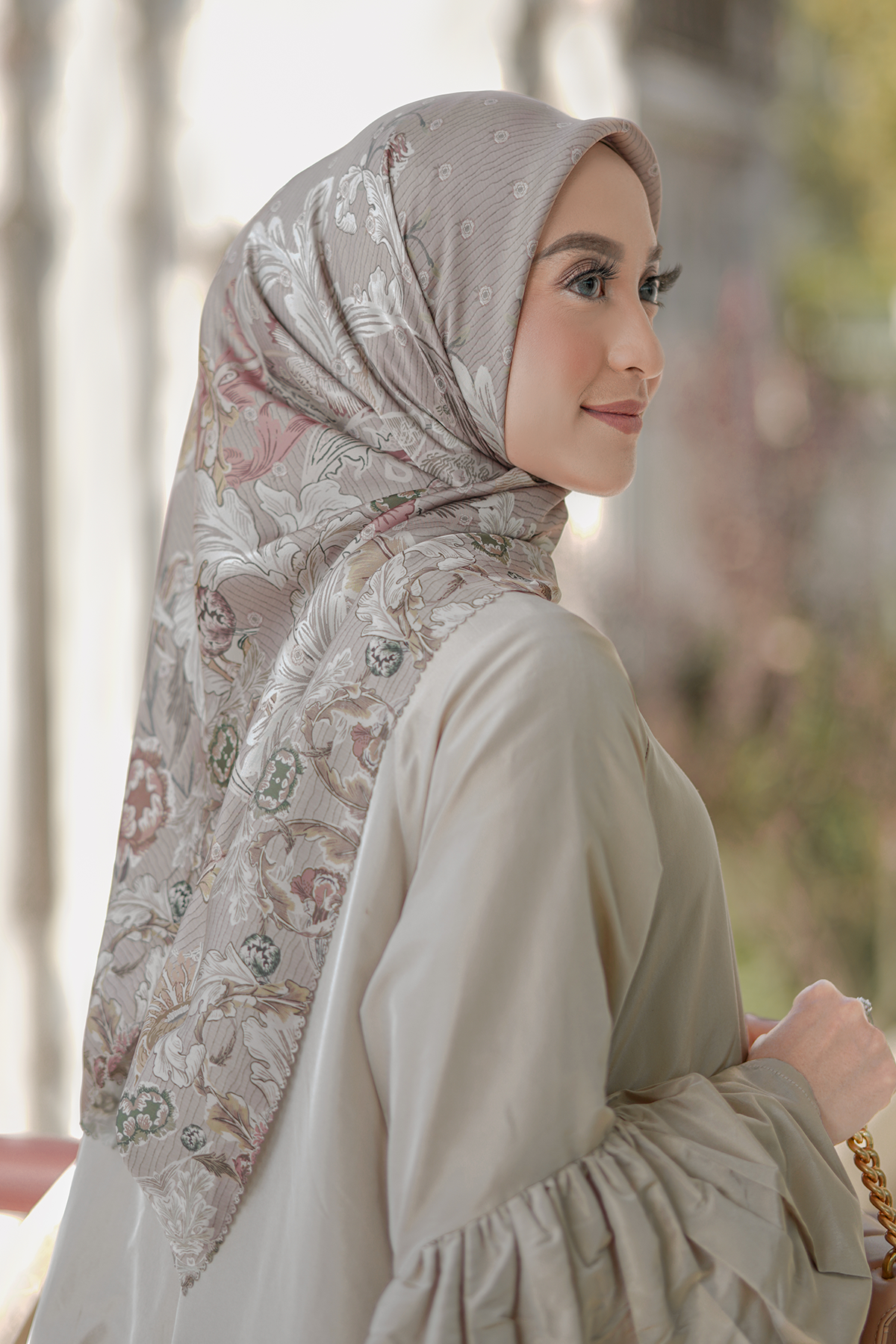 Royale Saten Kare - Haki