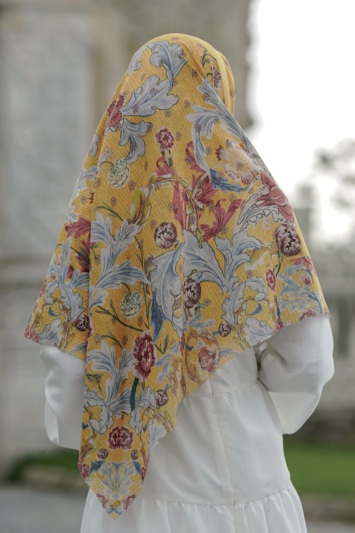 The Royale Voal Square XL - Yellow