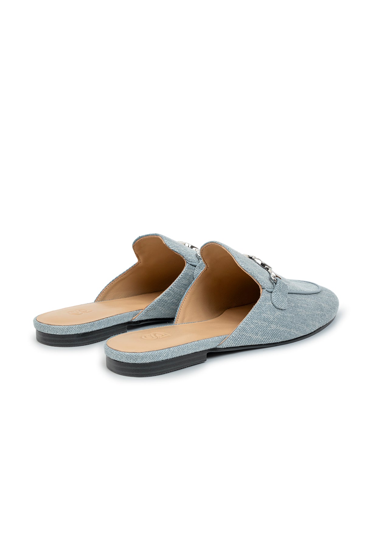 Linzy Denim Slipper - Wash Blue