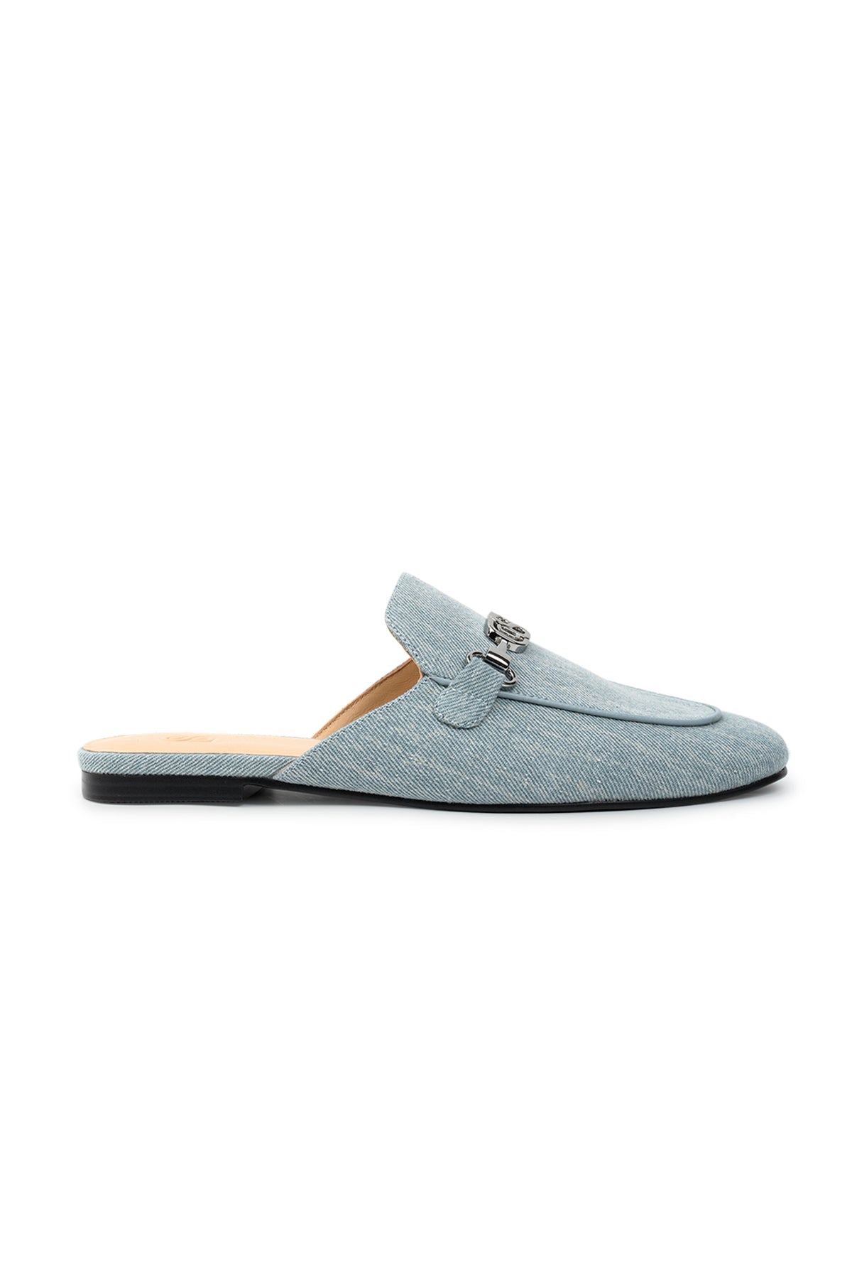Linzy Denim Slipper - Wash Blue