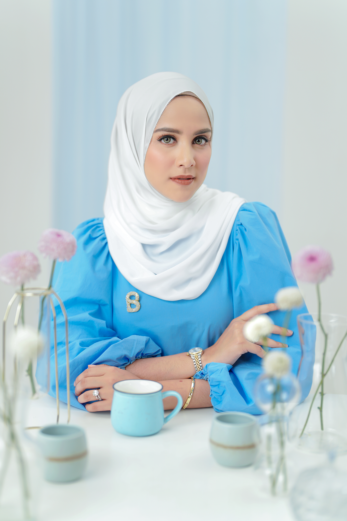 Zara Shawl - Star White