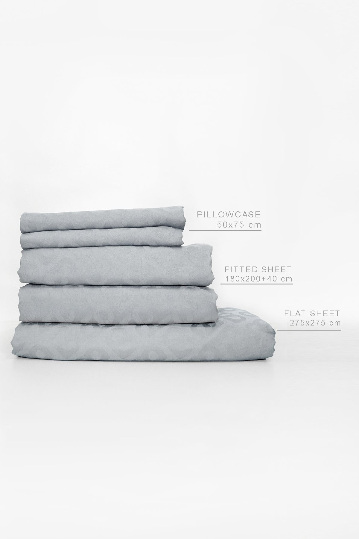 Signature Bedsheet King - Light Gray