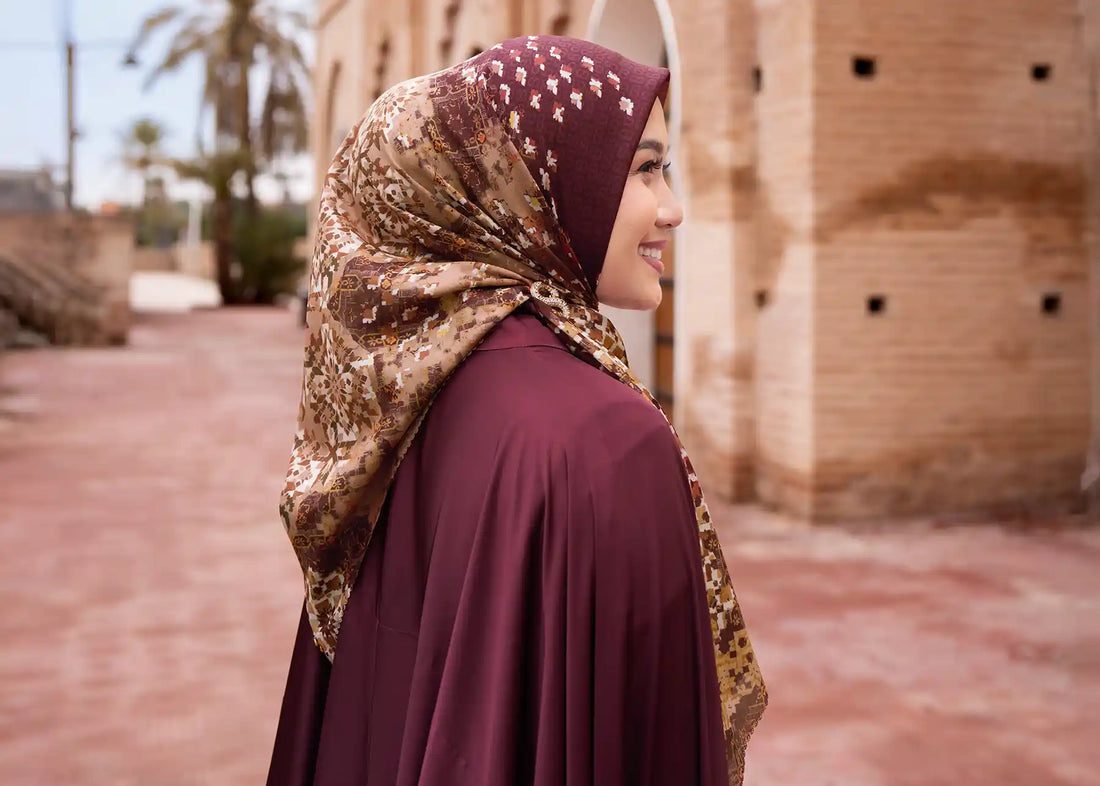 OOTD Baju Burgundy
