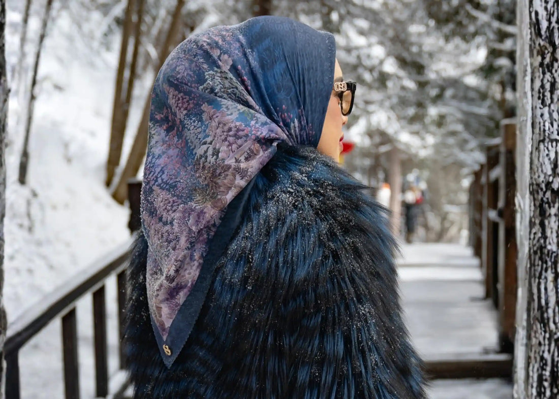 Jilbab Warna Denim 