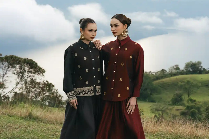 Model Baju Motif Songket Kekinian 
