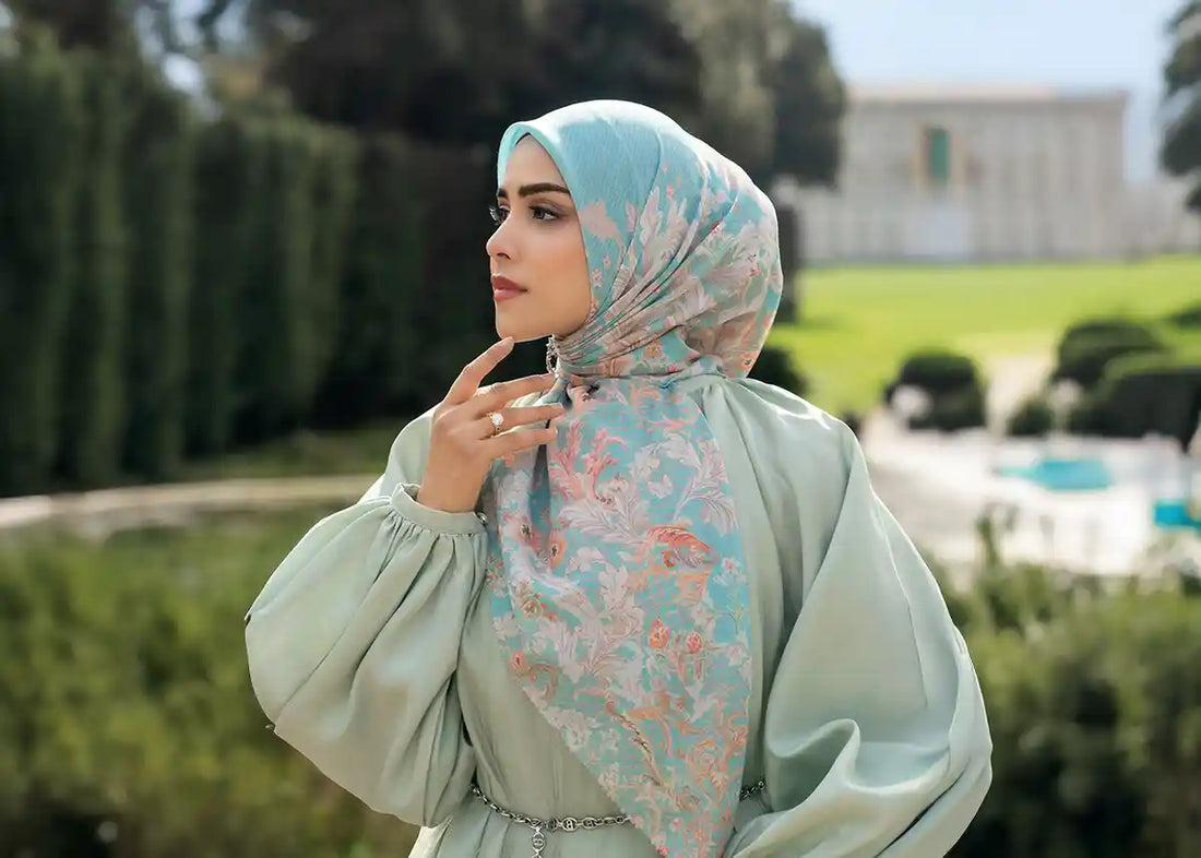 Jilbab untuk Baju Hijau Mint