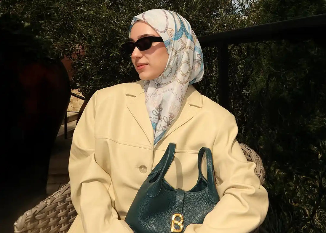 Jilbab Segi Empat Mewah elegan