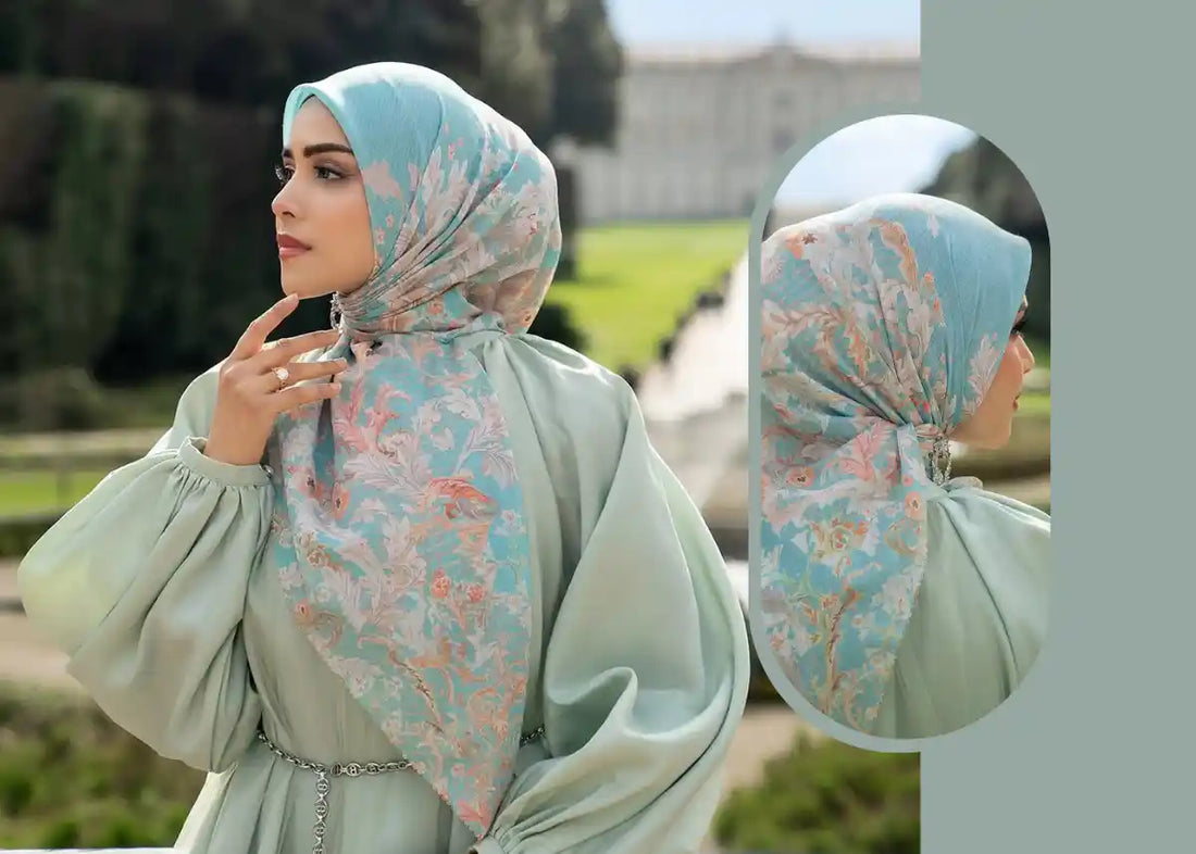Jilbab untuk Baju Hijau Mint