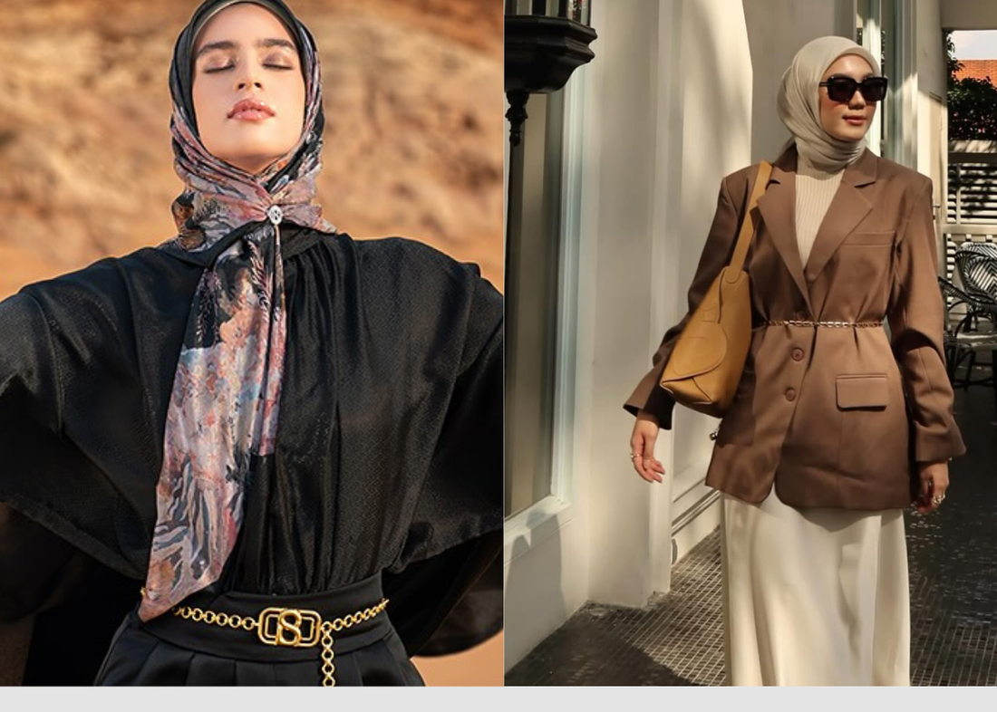 5 Model Ikat Pinggang untuk Dress atau Gamis Hijab