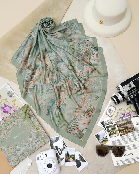 Buttonscarves: Tuscany Series