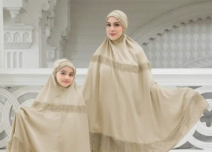 Inspirasi Mukena Couple Ibu dan Anak