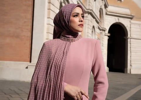 Outfit Baju Pesta Hijab 